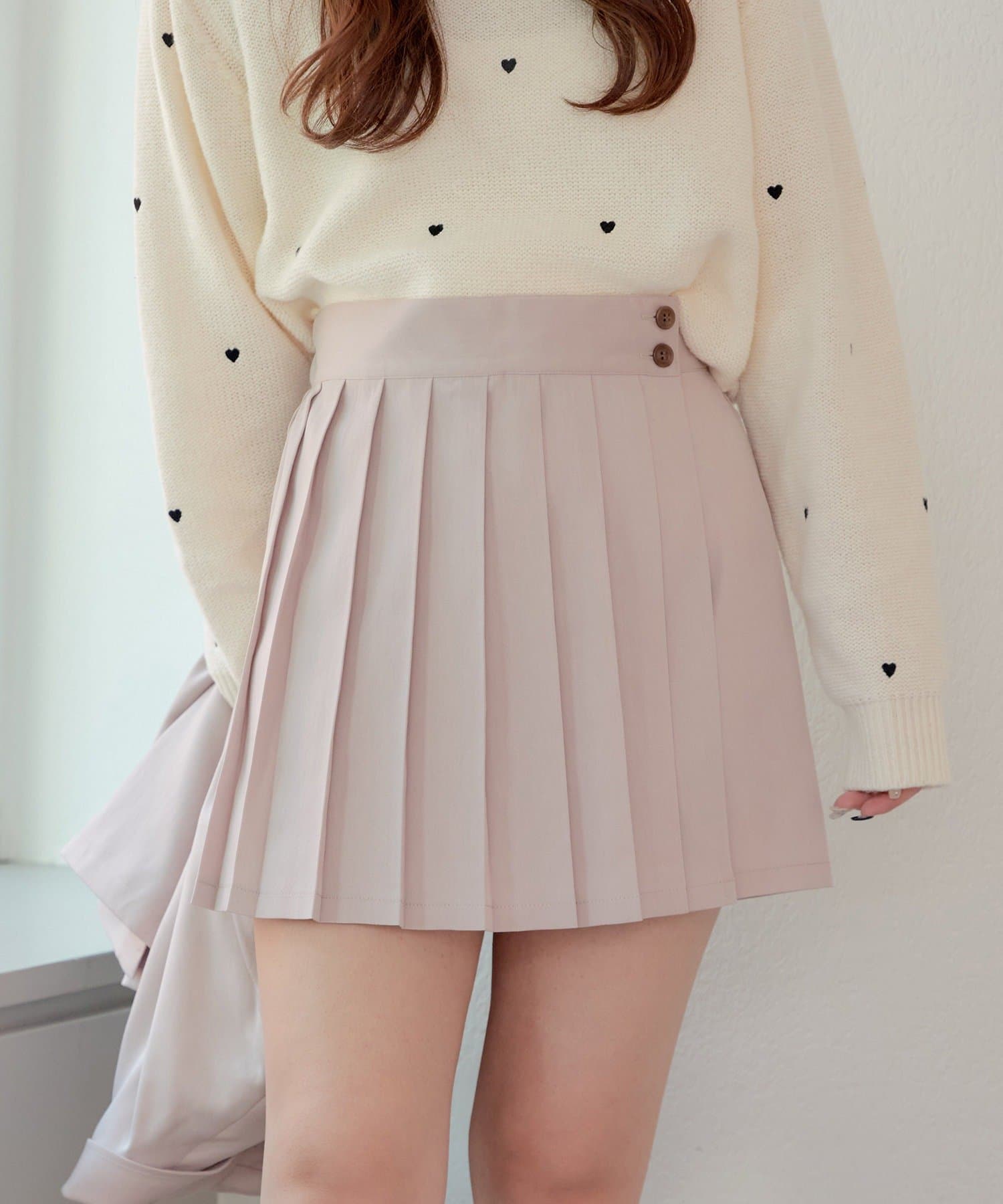 RMAF】ラッププリーツショートパンツ | NICE CLAUP / OLIVE des OLIVE