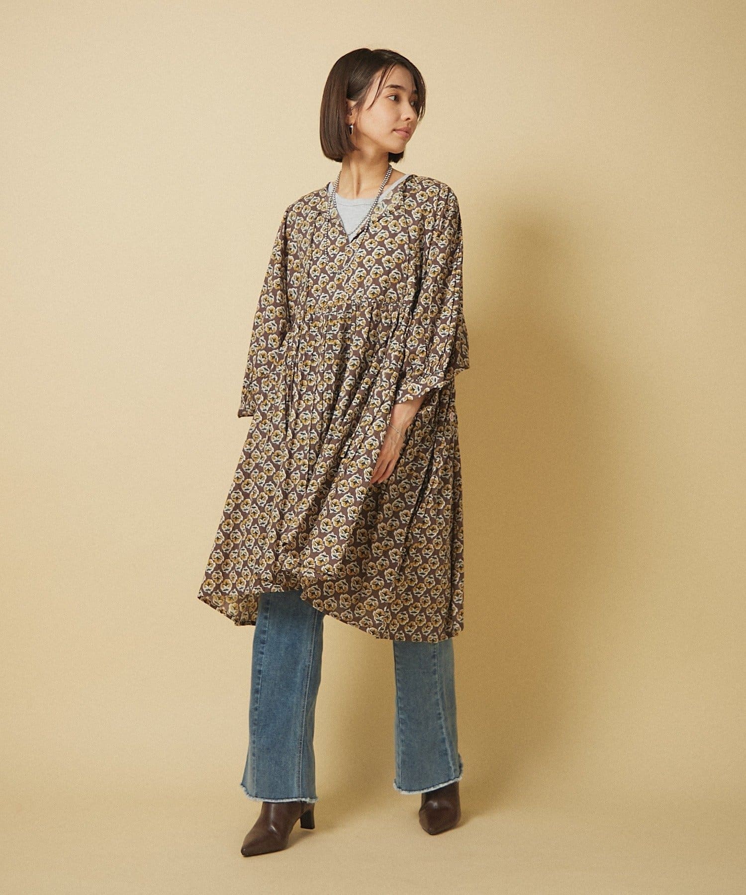 nane】エスニック柄チュニック | NICE CLAUP / OLIVE des OLIVE OUTLET