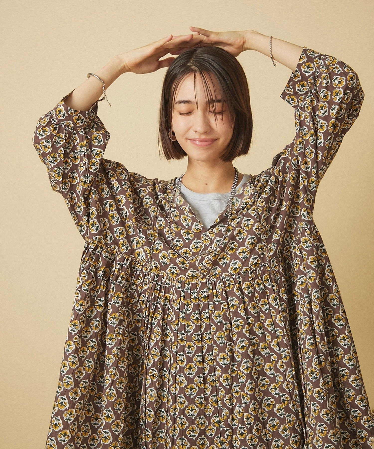 nane】エスニック柄チュニック | NICE CLAUP / OLIVE des OLIVE OUTLET
