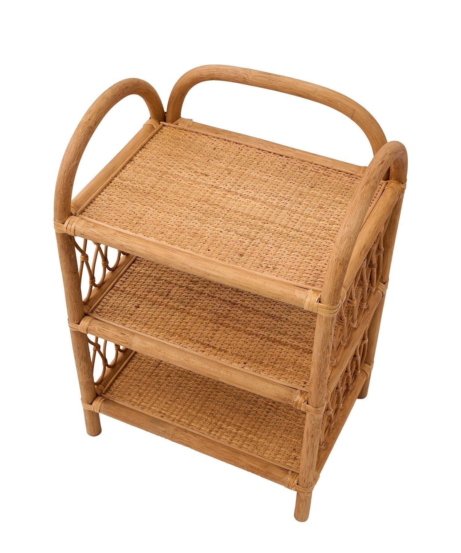 salut!(サリュ) 《WEB限定再入荷》ラタンサイドラック／mignon