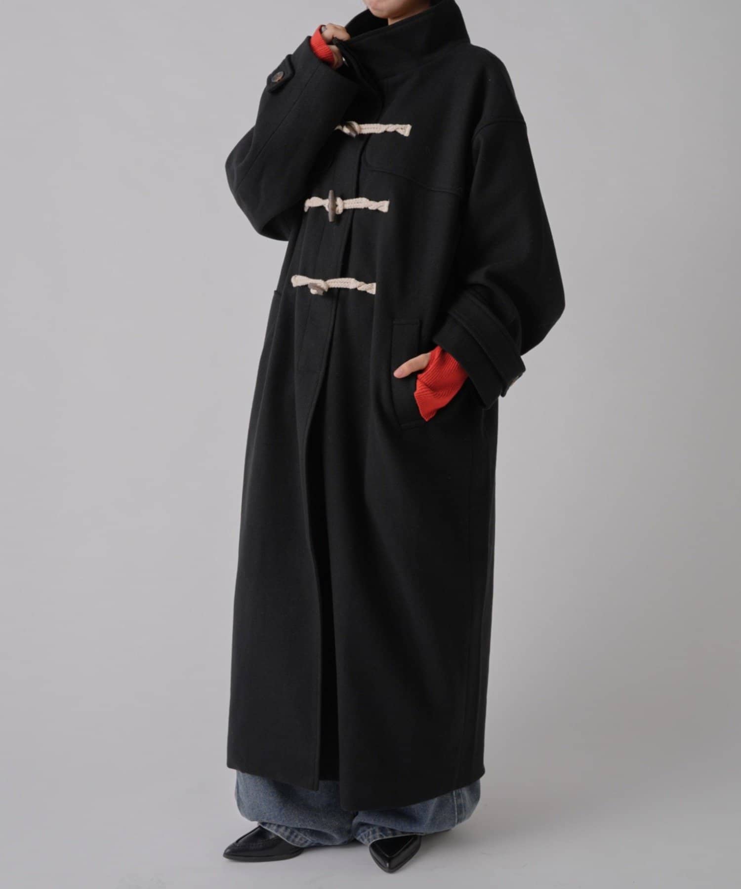 -goocy-(グーシー) スタンドダッフルロングコート