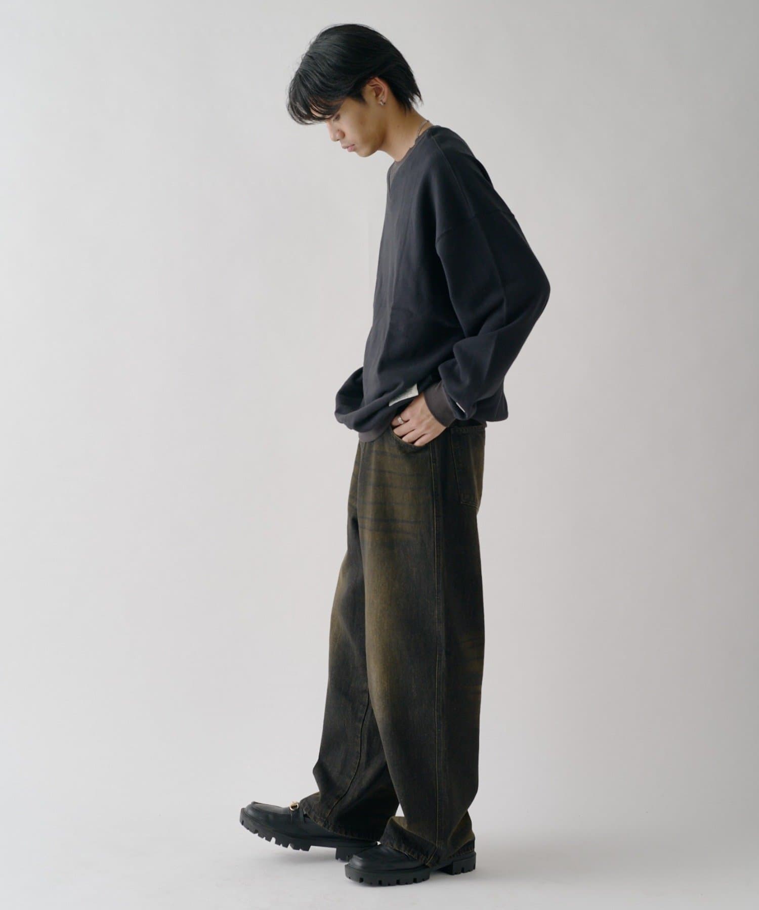 -goocy-(グーシー) 【DISCUS】フレンチテリーリンガースウェット