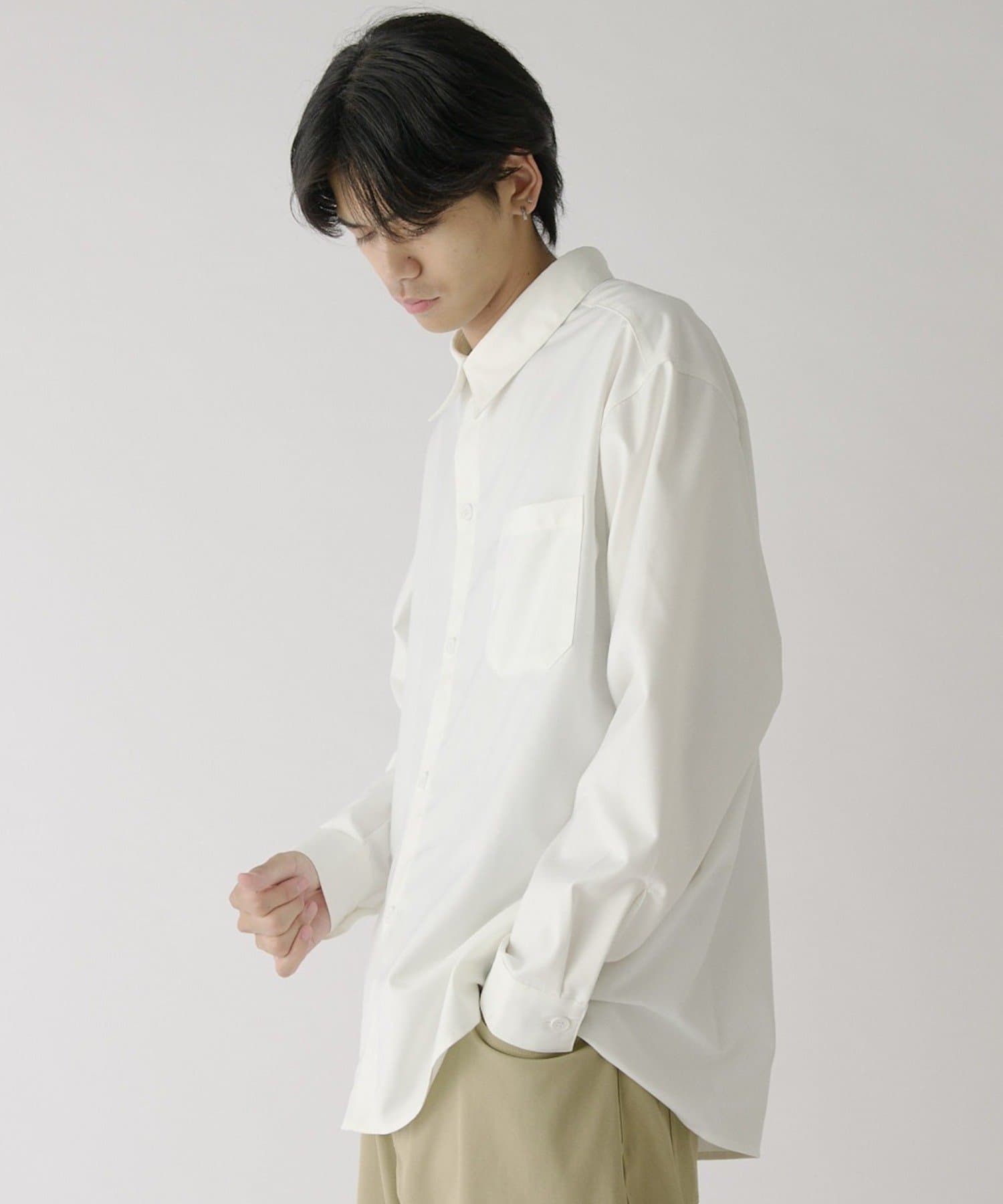 -goocy-(グーシー) TRツイルボックスシャツ