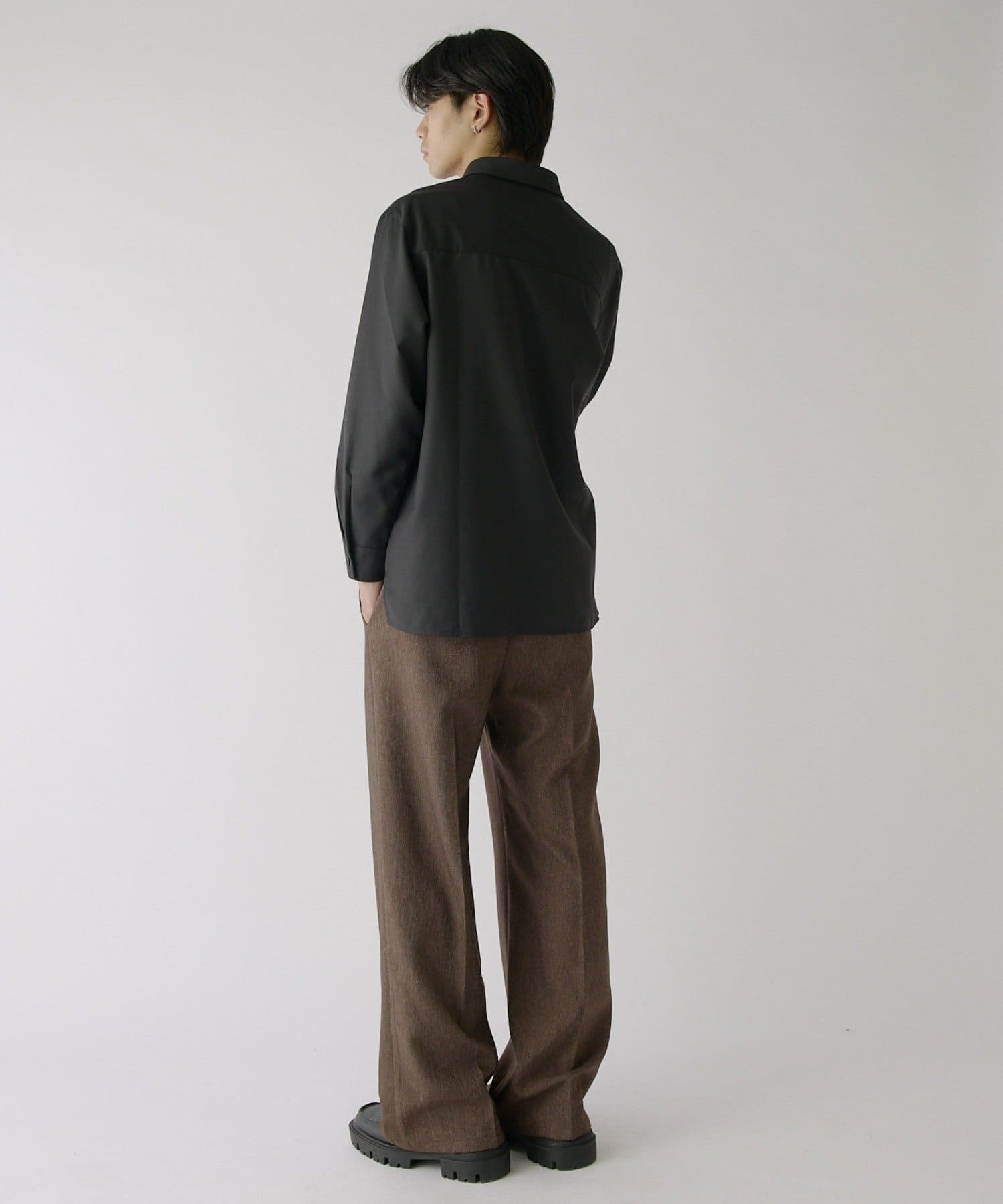 -goocy-(グーシー) TRツイルボックスシャツ