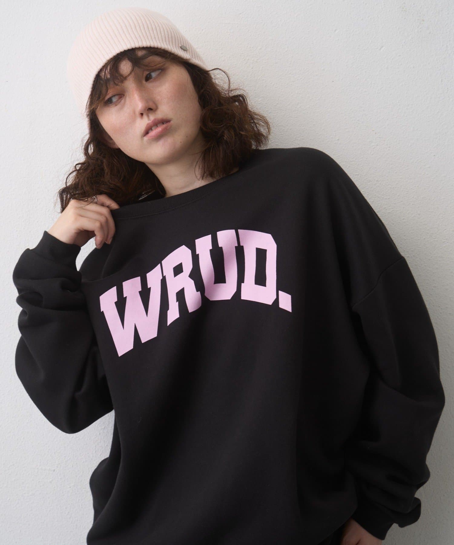 CIAOPANIC TYPY(チャオパニックティピー) 【WEB限定】WRUD.ビッグシルエット裏起毛ロゴスウェット