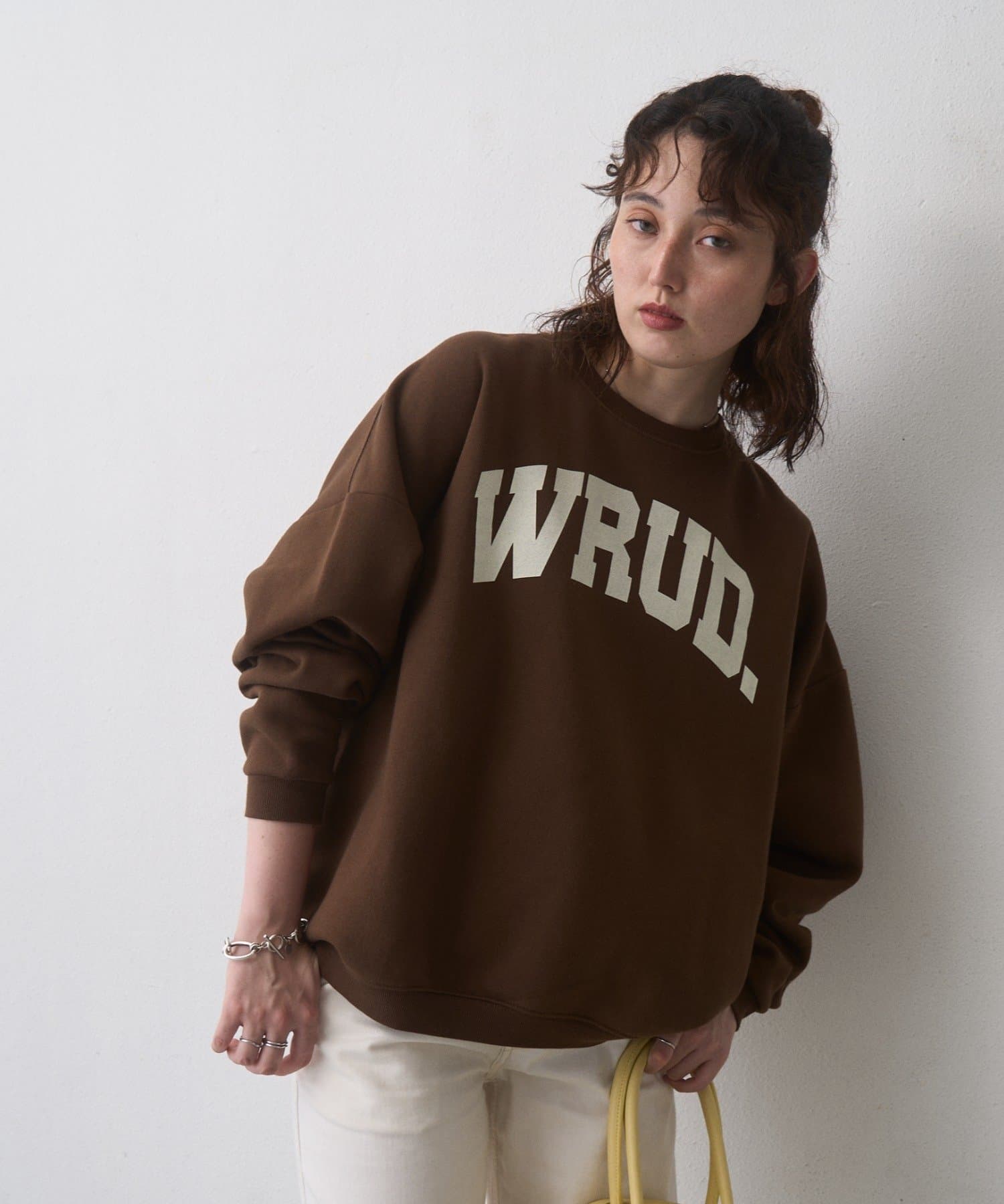 CIAOPANIC TYPY(チャオパニックティピー) 【WEB限定】WRUD.ビッグシルエット裏起毛ロゴスウェット