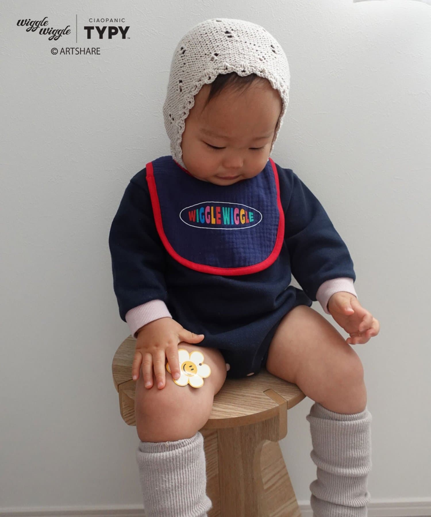 CIAOPANIC TYPY】【KIDS】BABYリバーシブル配色スタイ | OUTLET