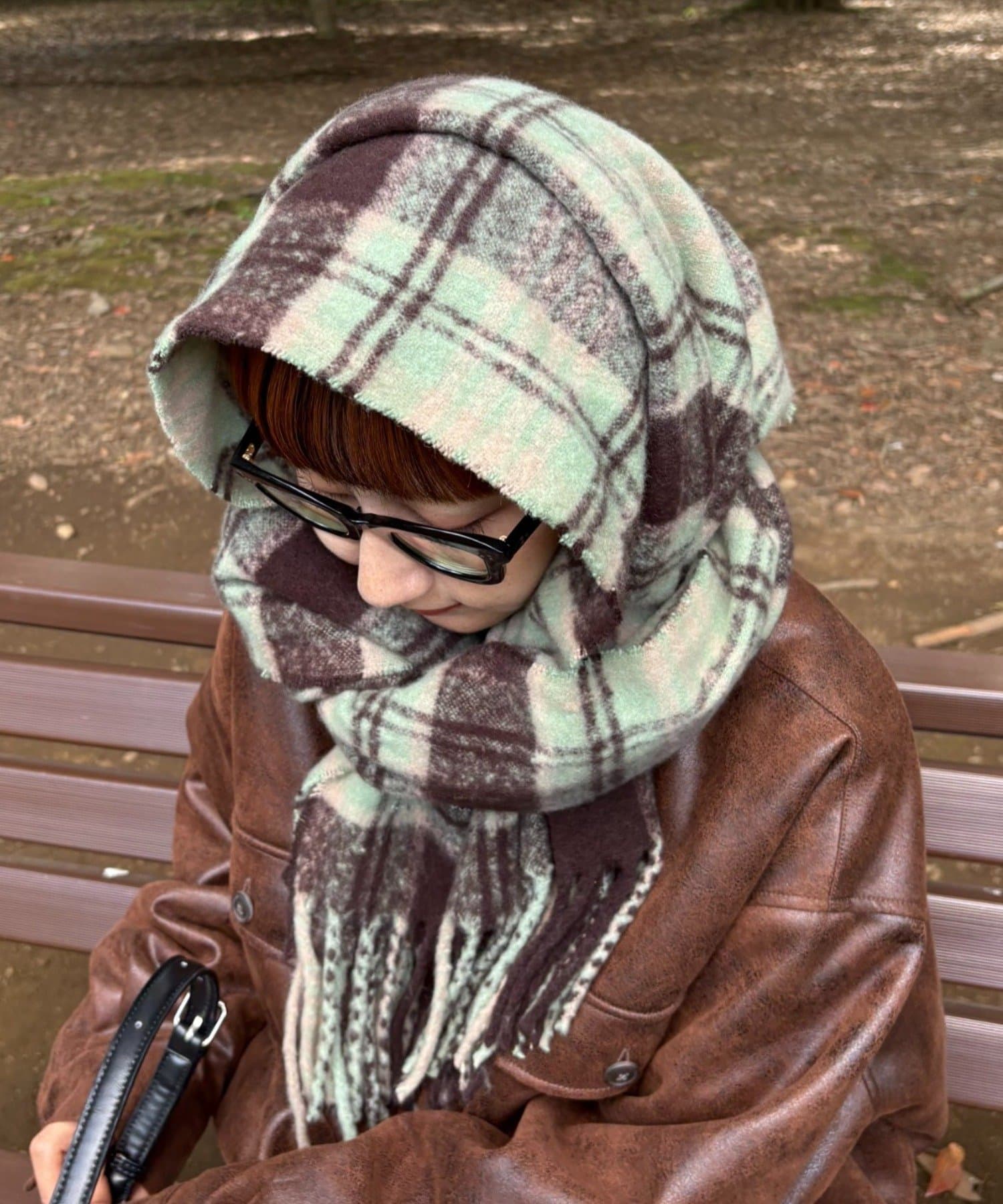 多色チェック柄フリンジマフラー CIAOPANIC TYPY】【UNISEX】チェック柄フリンジマフラー | OUTLET