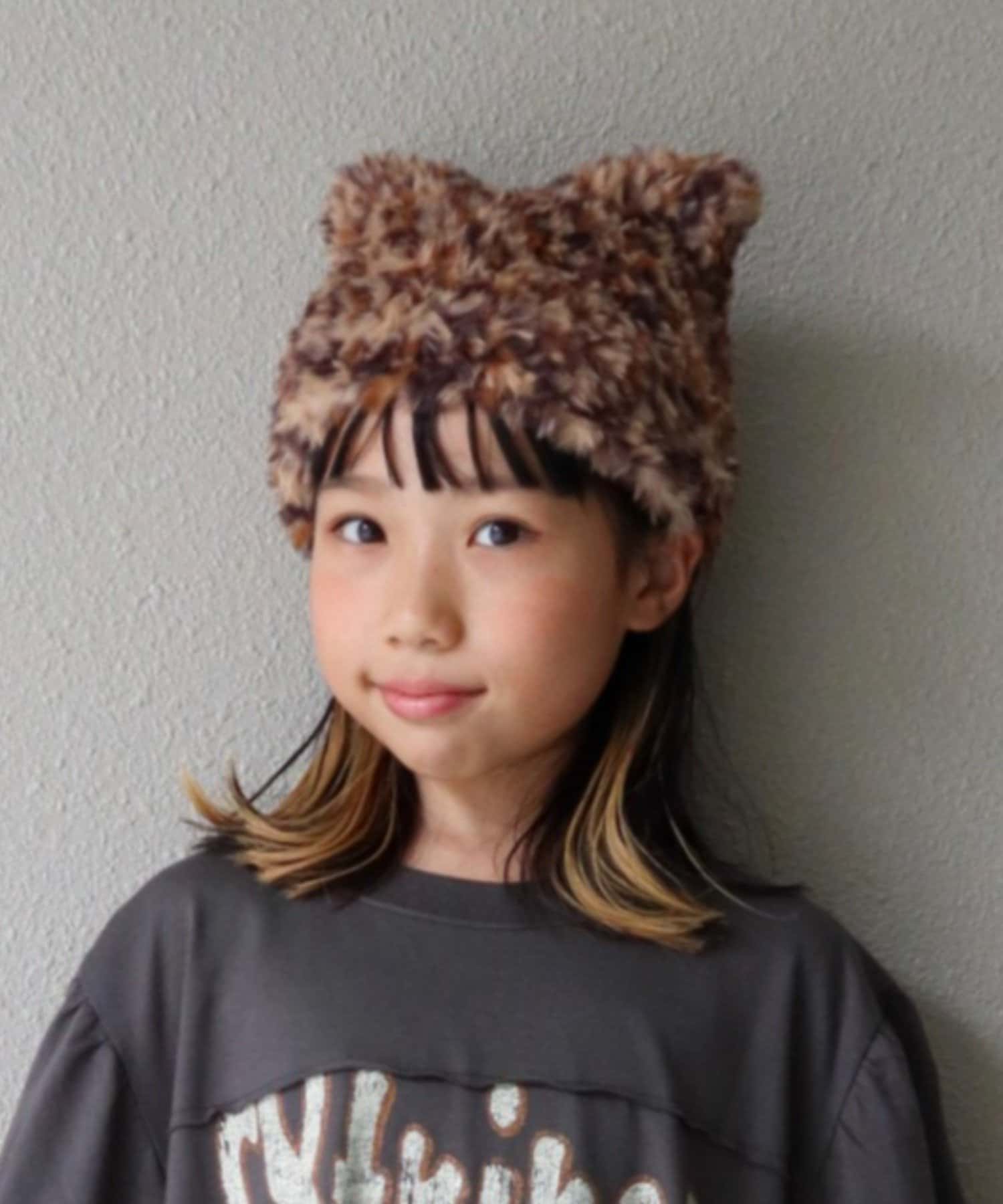 OUTLET(アウトレット) 【CIAOPANIC TYPY】【KIDS】ねこ耳ファー帽子