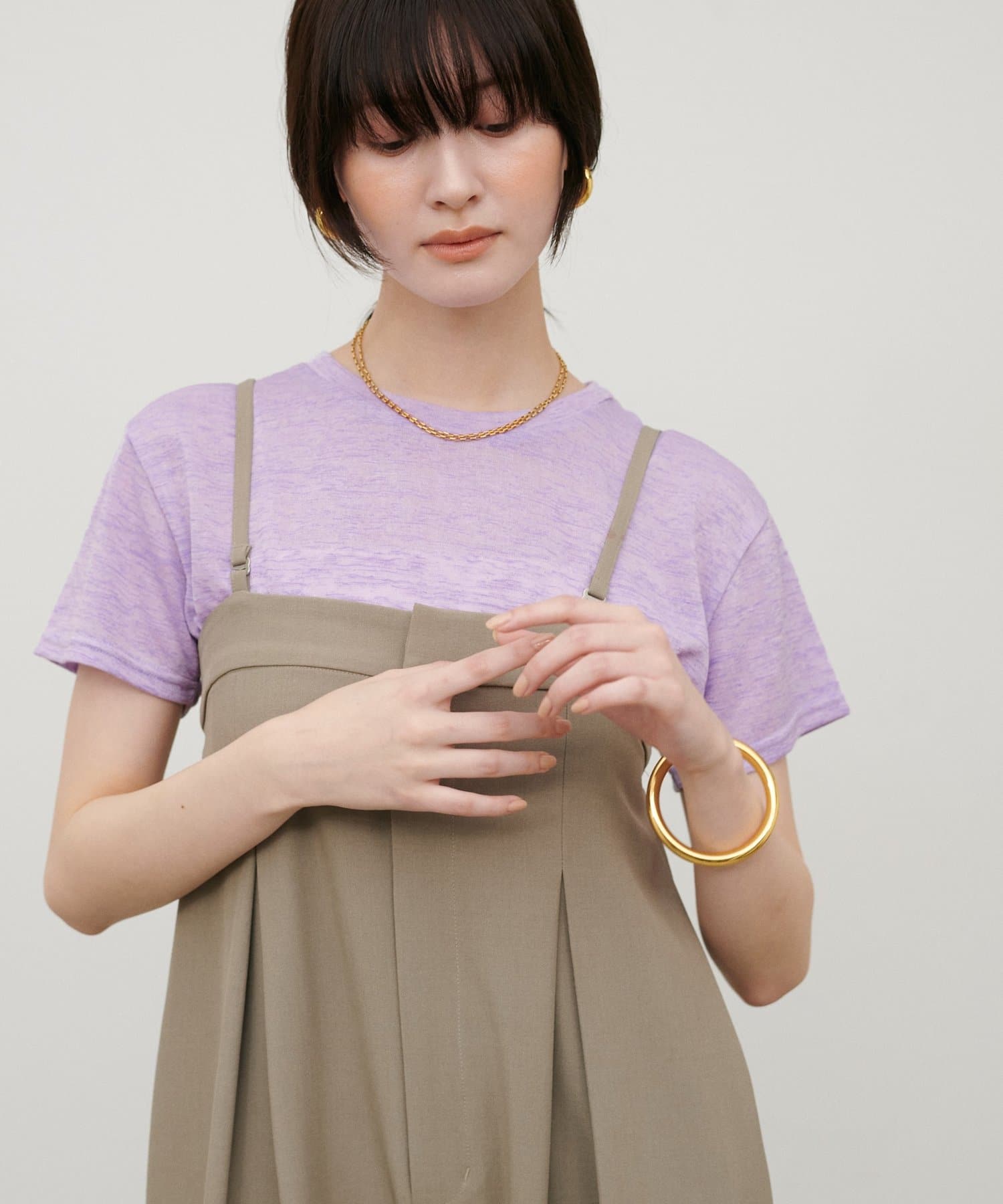 LARUTA(ラルータ) スラブ天竺Tシャツ