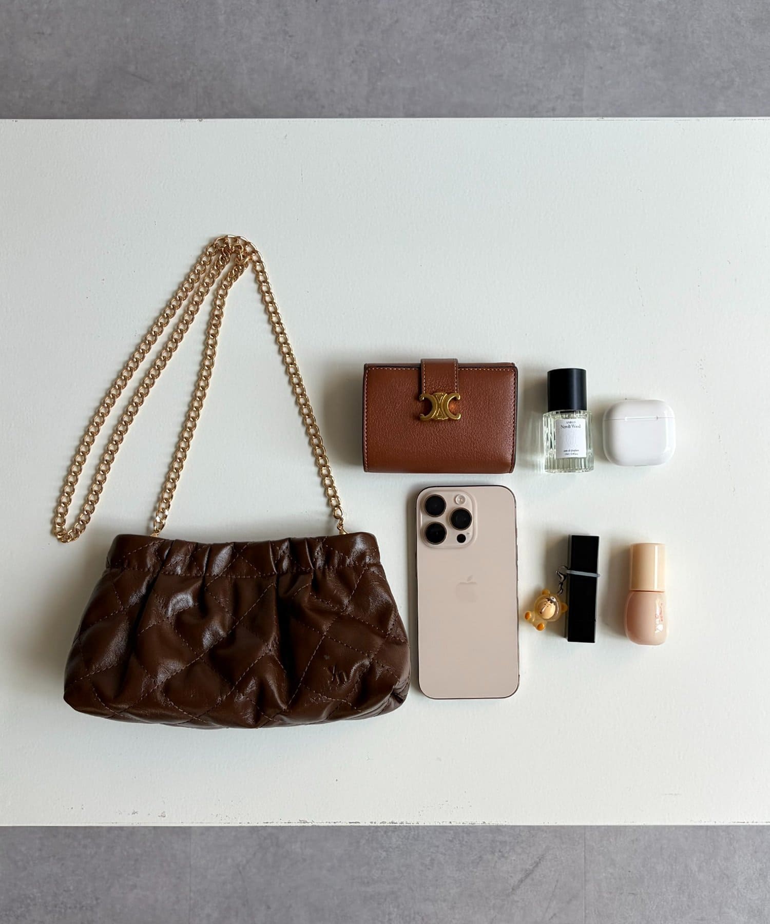 Thevon.(ゼヴォン) 【Yuna企画】マルチキルティングチェーンBAG