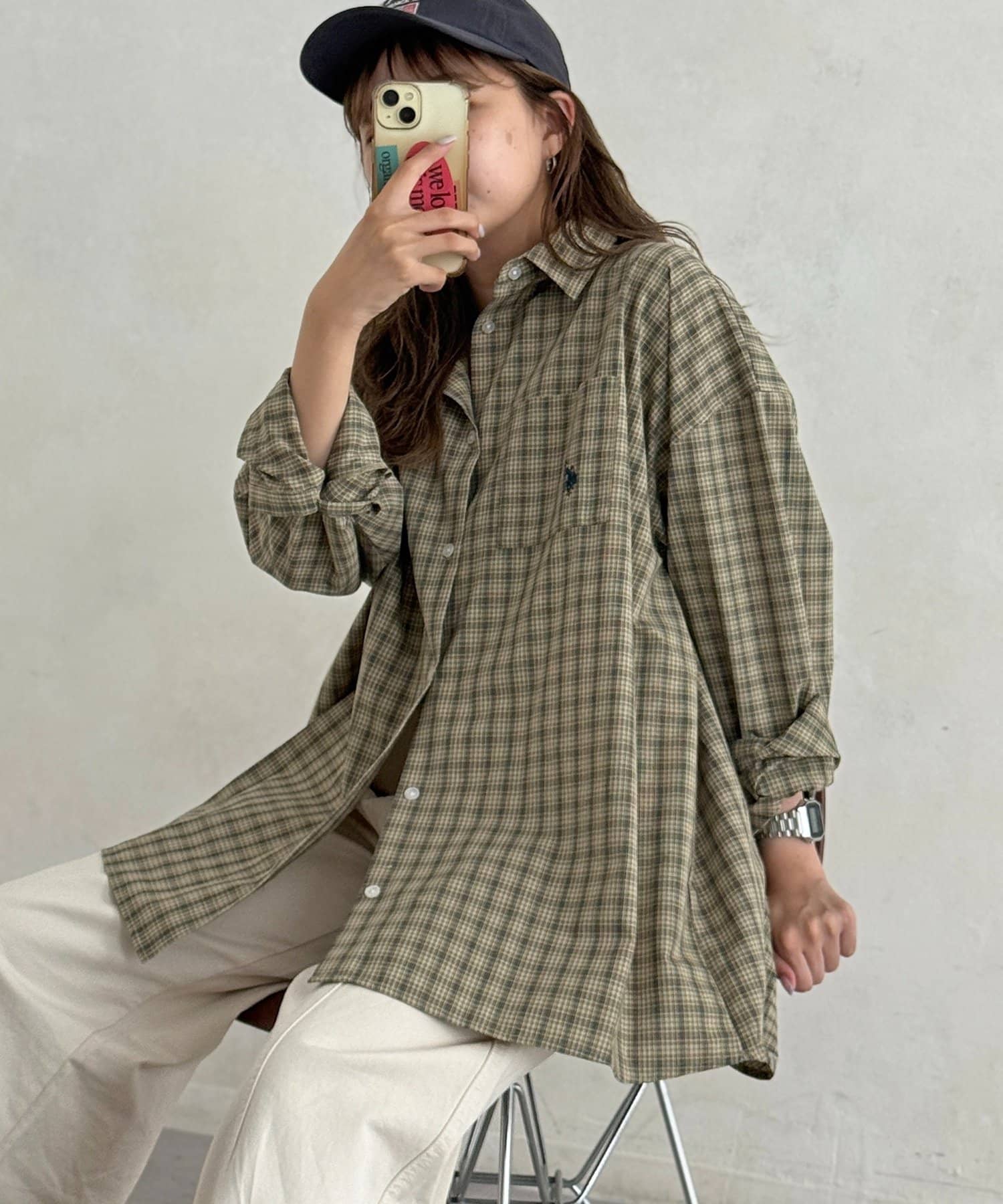 CPCM(シーピーシーエム) 【U.S. POLO ASSN. 】ビッグチェックシャツ