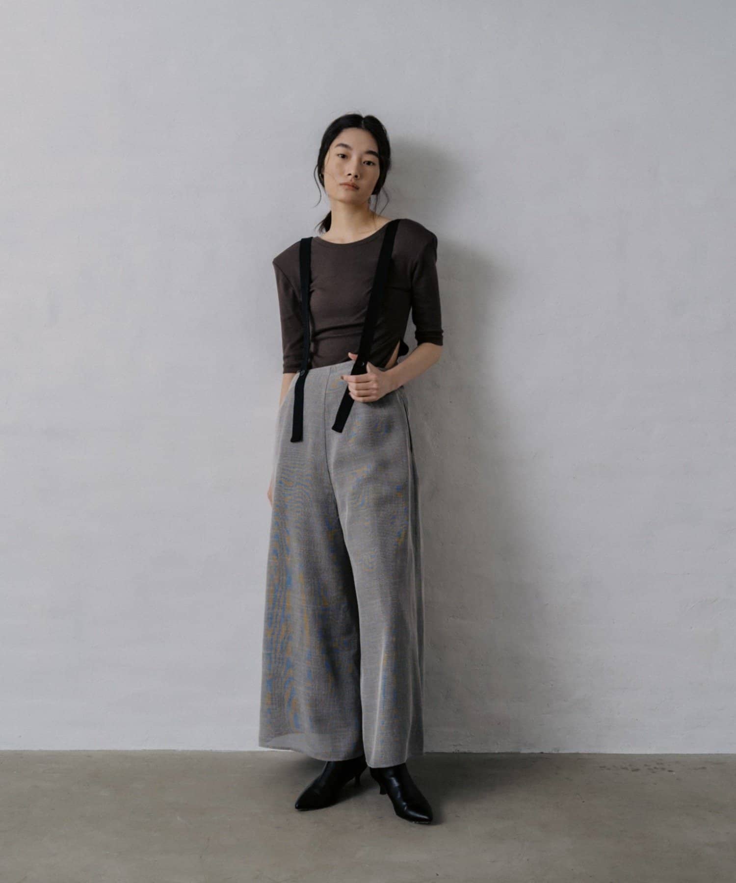 Pasterip(パセリ) Elbowーlength sleeve pad tee