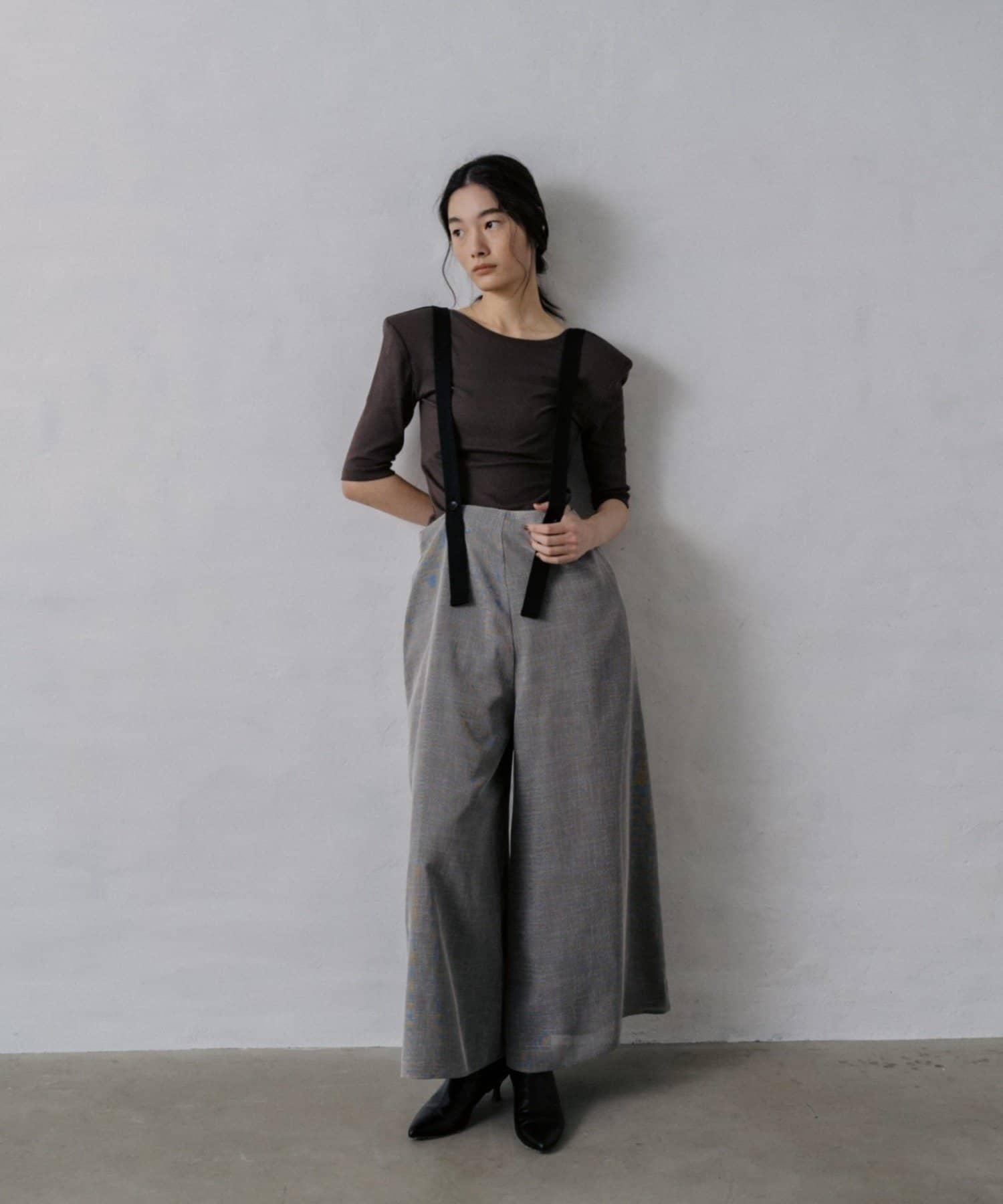 Pasterip(パセリ) Elbowーlength sleeve pad tee