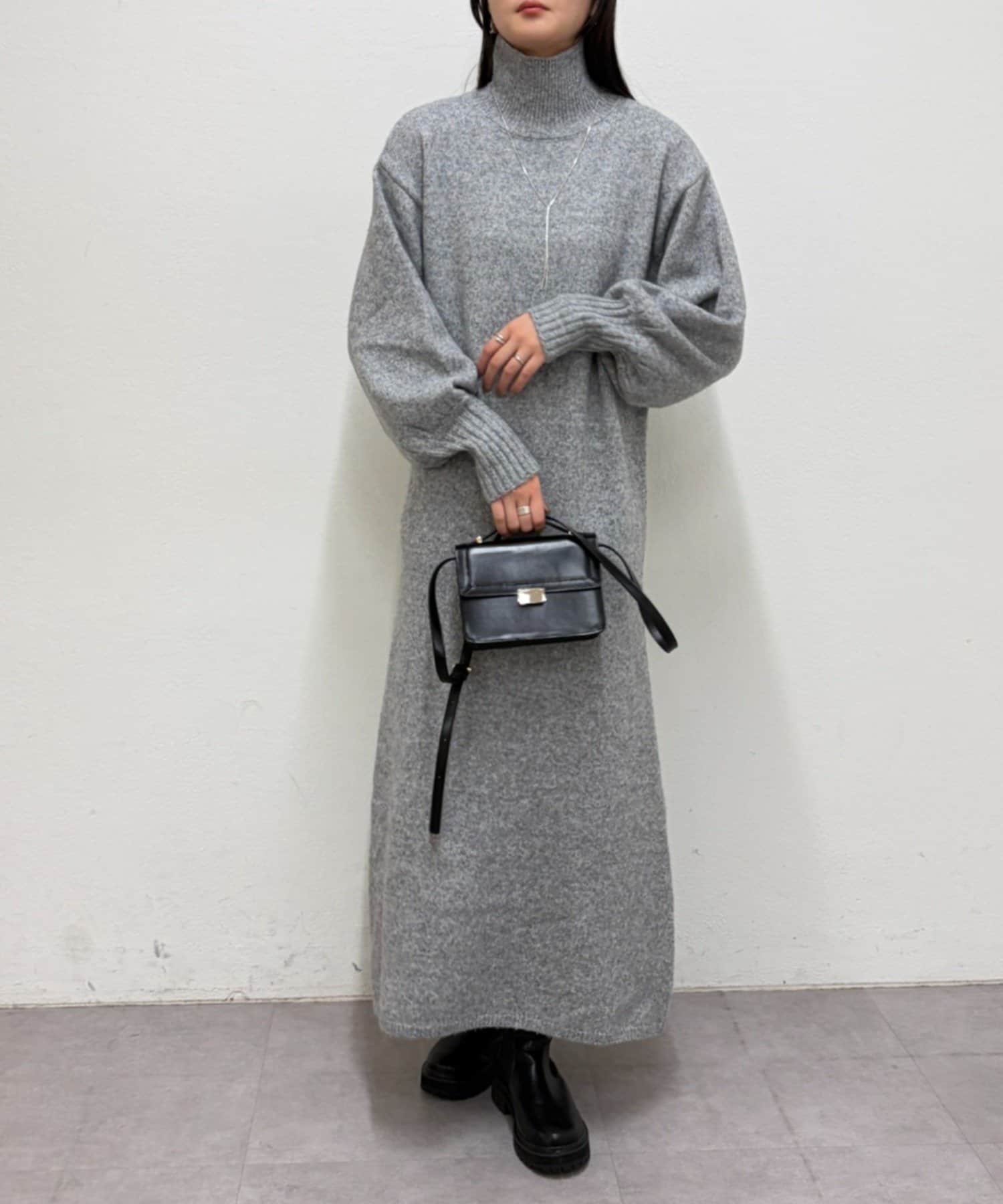 Loungedress】ハイネックニットワンピース | OUTLET(アウトレット