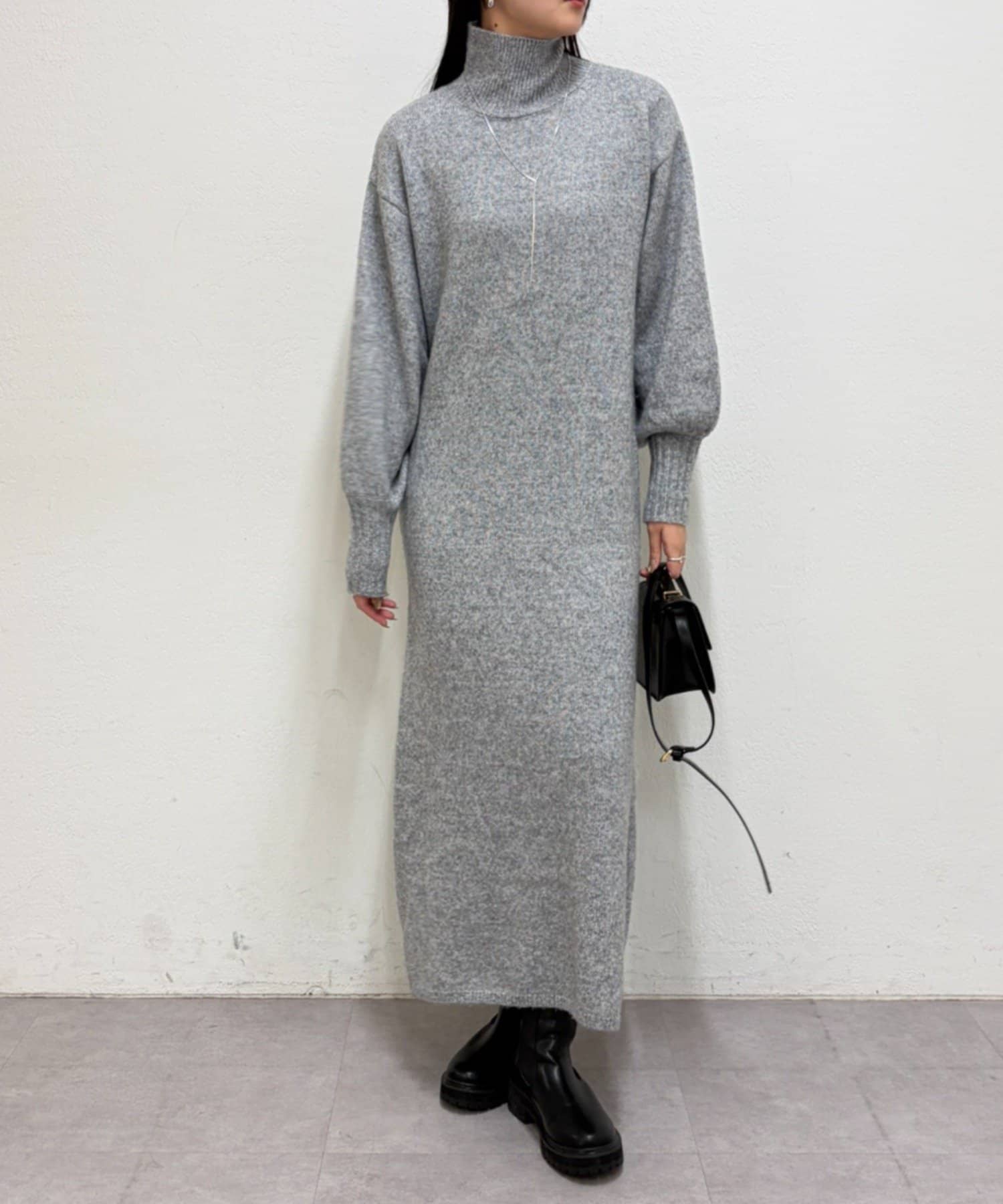 Loungedress】ハイネックニットワンピース | OUTLET(アウトレット