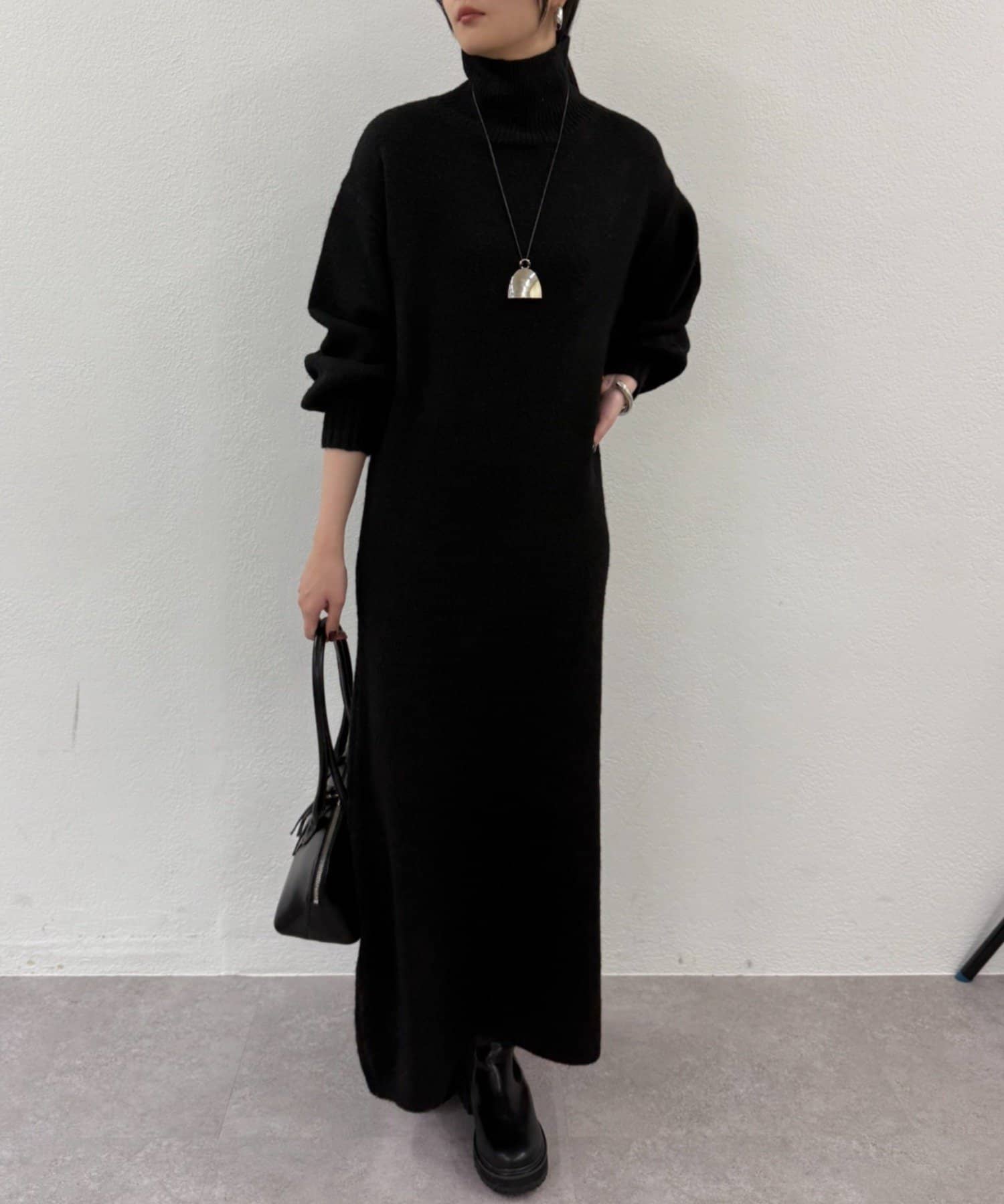 Loungedress】ハイネックニットワンピース | OUTLET(アウトレット
