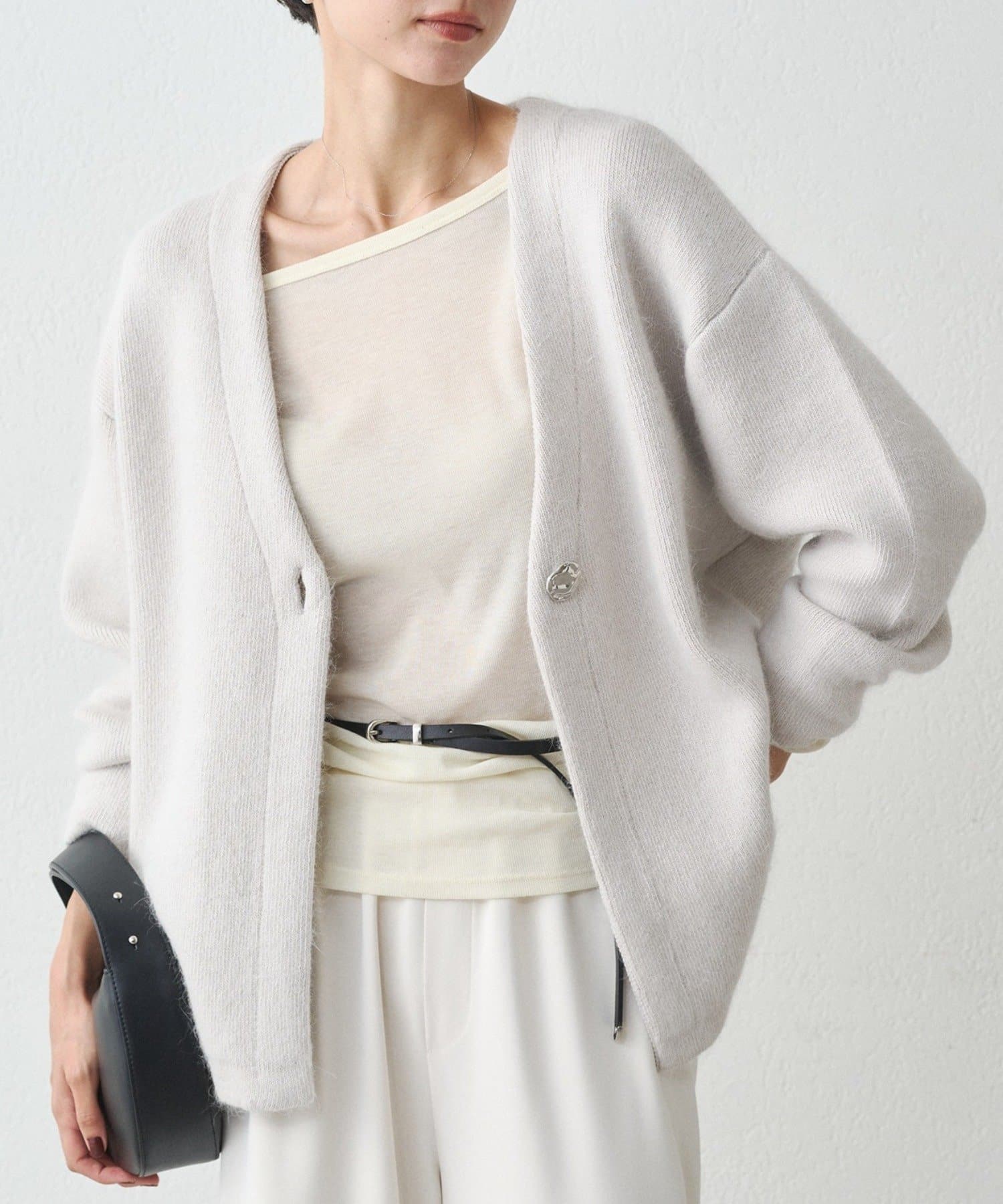 OUTLET(アウトレット) 【Loungedress】接結ニットコート