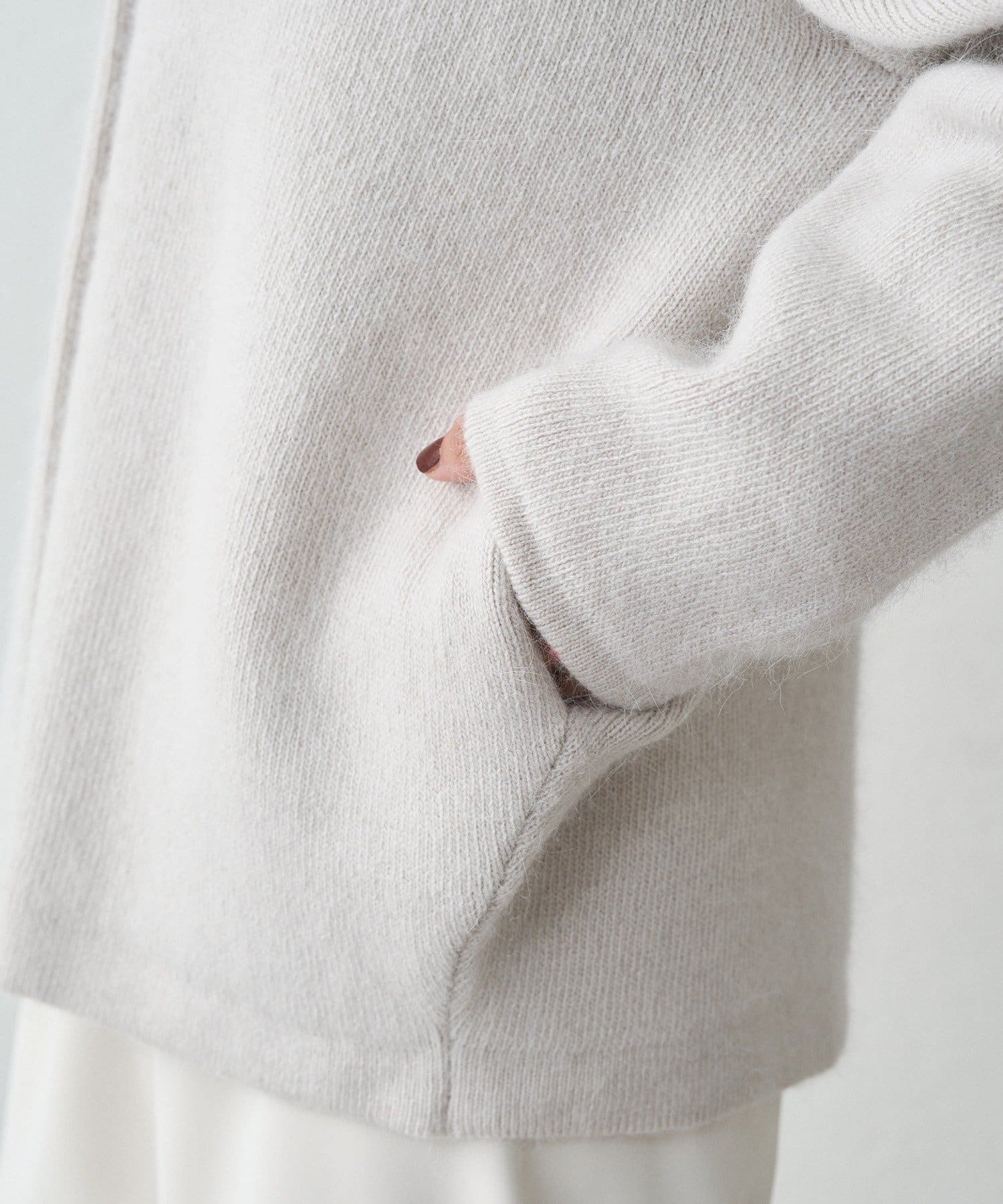 OUTLET(アウトレット) 【Loungedress】接結ニットコート