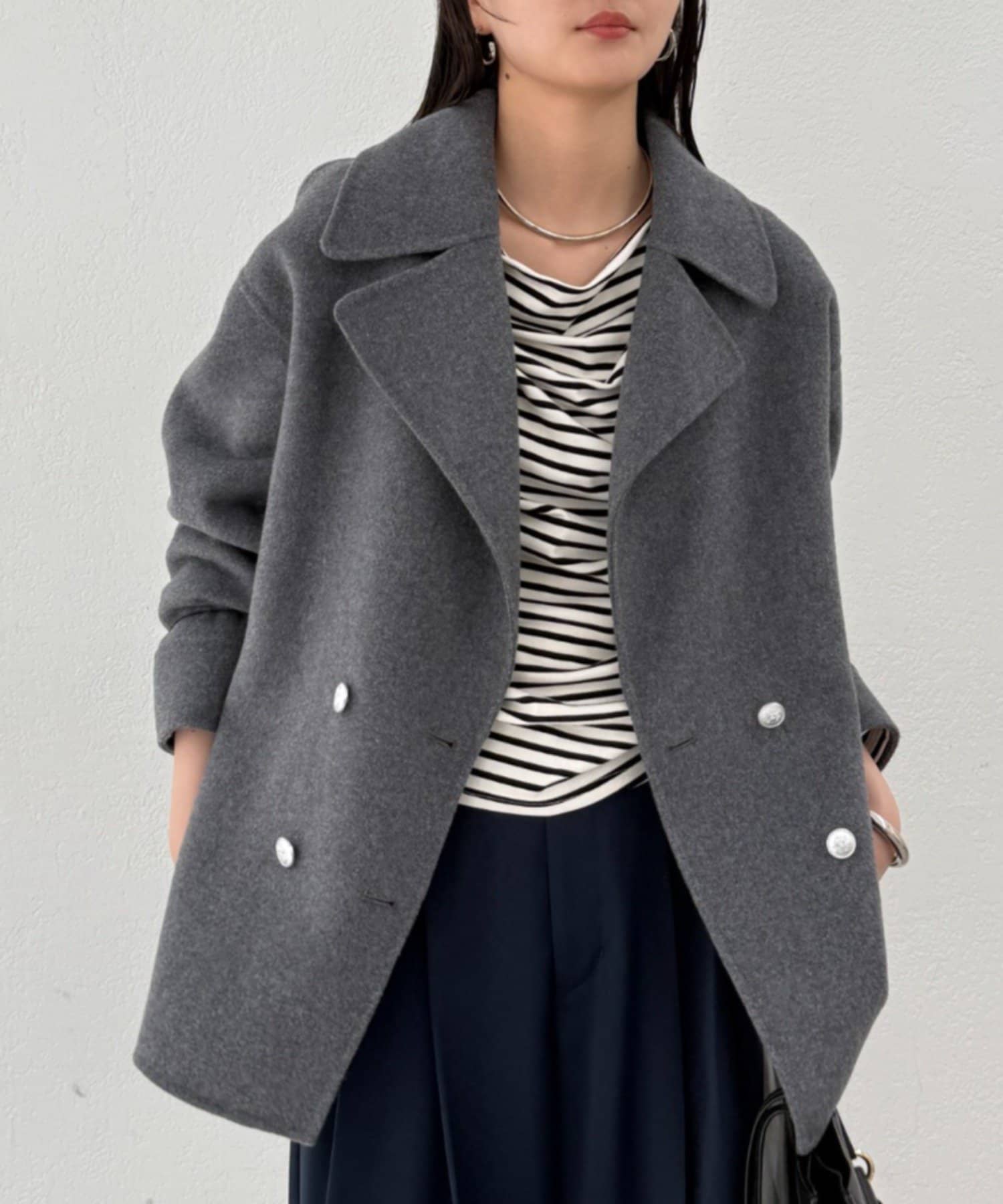 【LOUNGEDRESS】ミドルリバーコート Loungedress】ミドルリバーコート | OUTLET(アウトレット)レディース