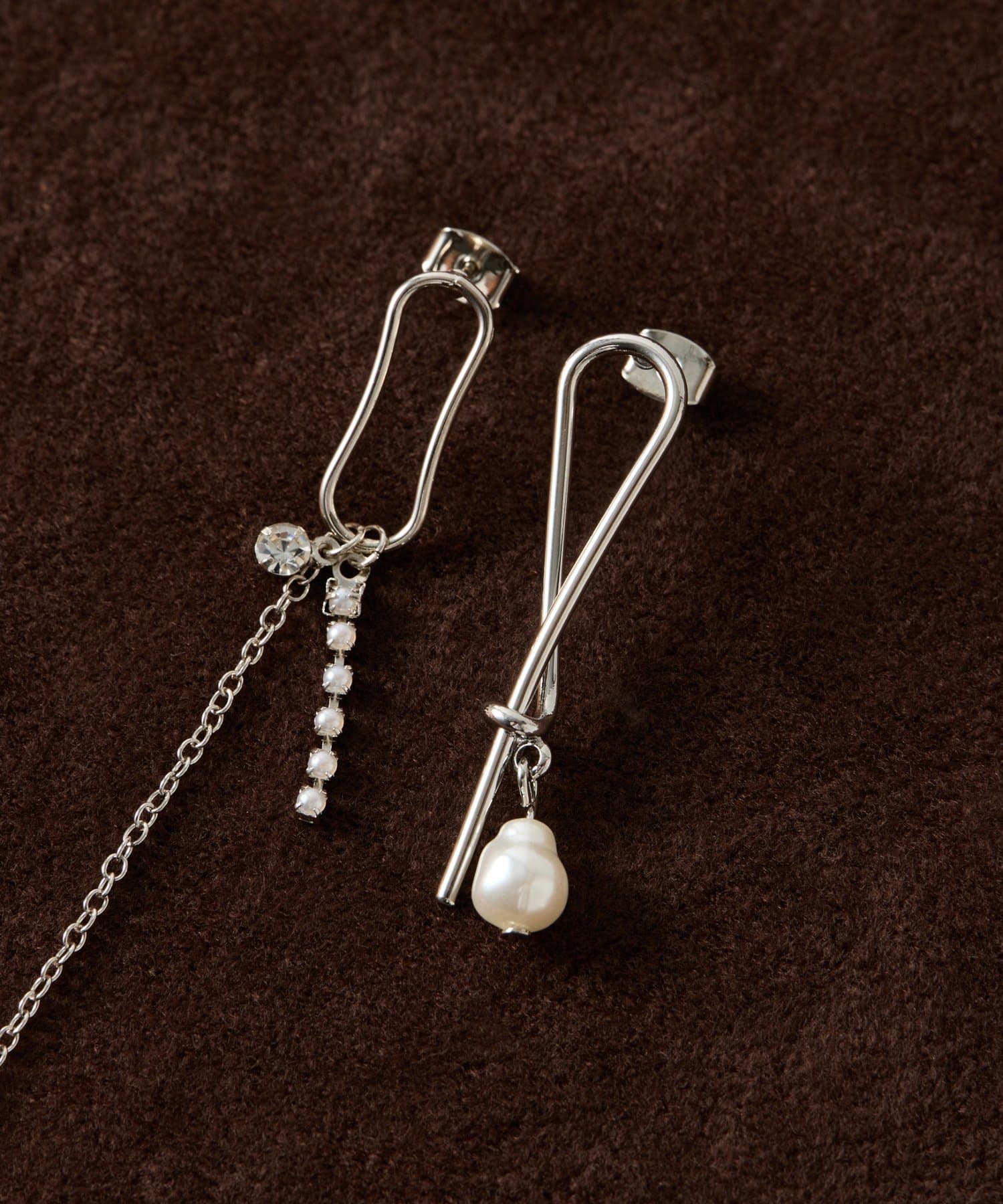 Lattice(ラティス) 【LesSignes】アシンメトリーピアス