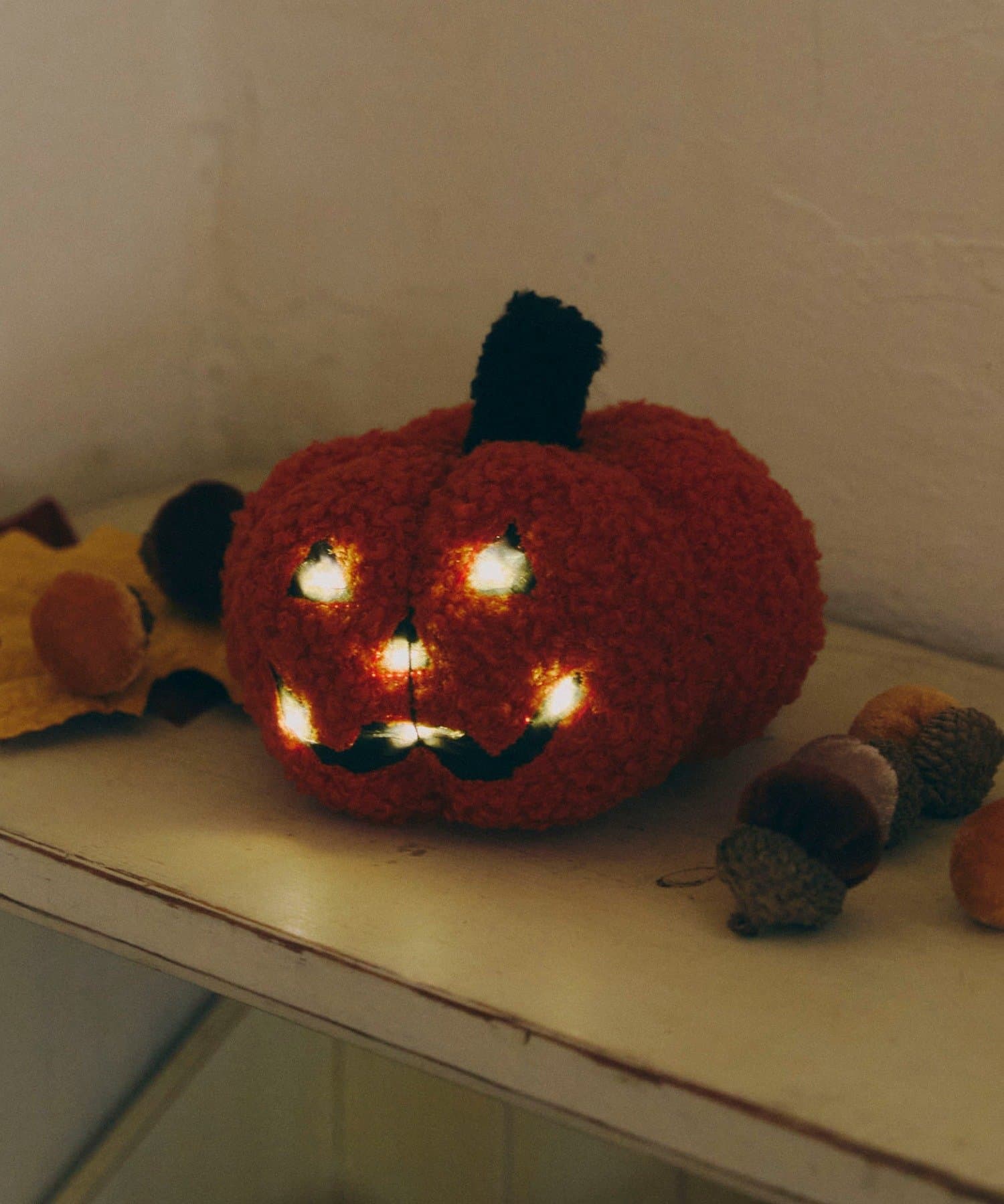 salut!(サリュ) 光るLEDパンプキンオブジェ／Autumn Harvest Festival