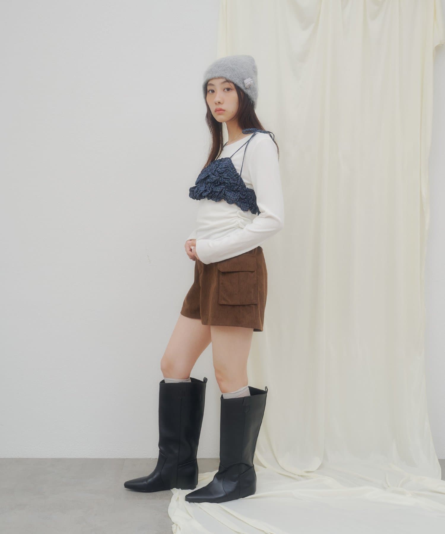 DISCOAT(ディスコート) 【umm./足元からオシャレ見え♪】ウエスタンブーツ