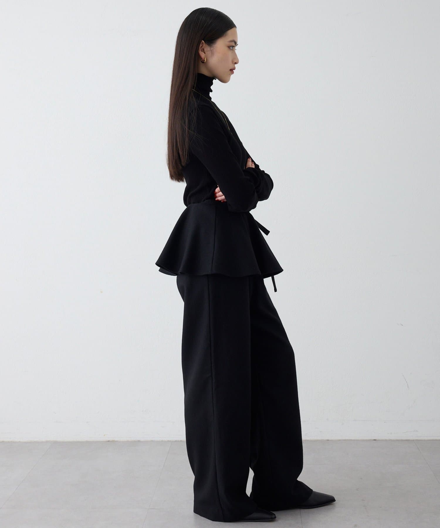 Whim Gazette(ウィム ガゼット) ＜WEB限定＞【THE PAUSE】ペプラムパンツ