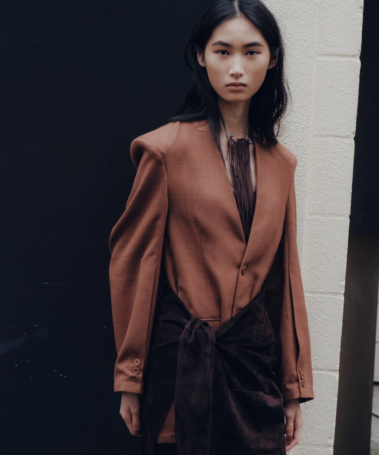 OUTLET(アウトレット) 【Pasterip】Collarless KARAMI jacket