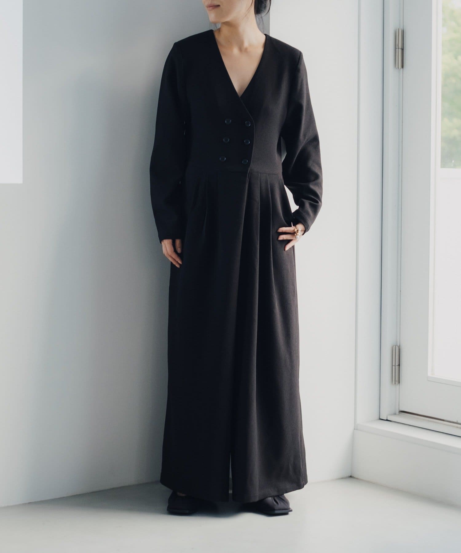 OUTLET(アウトレット) 【Pasterip】Jersey jumpsuit