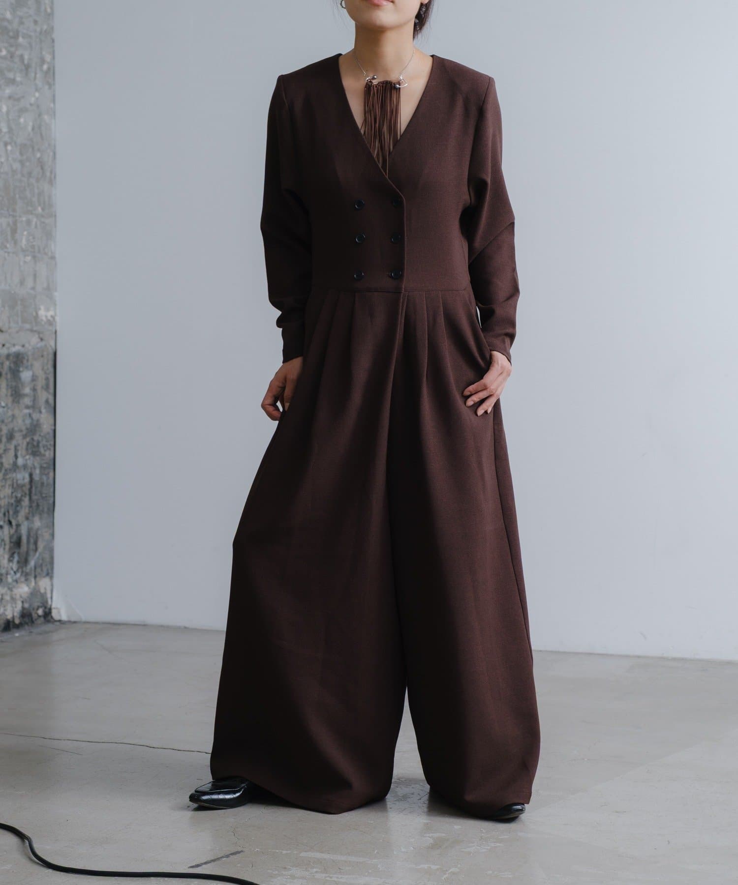 OUTLET(アウトレット) 【Pasterip】Jersey jumpsuit