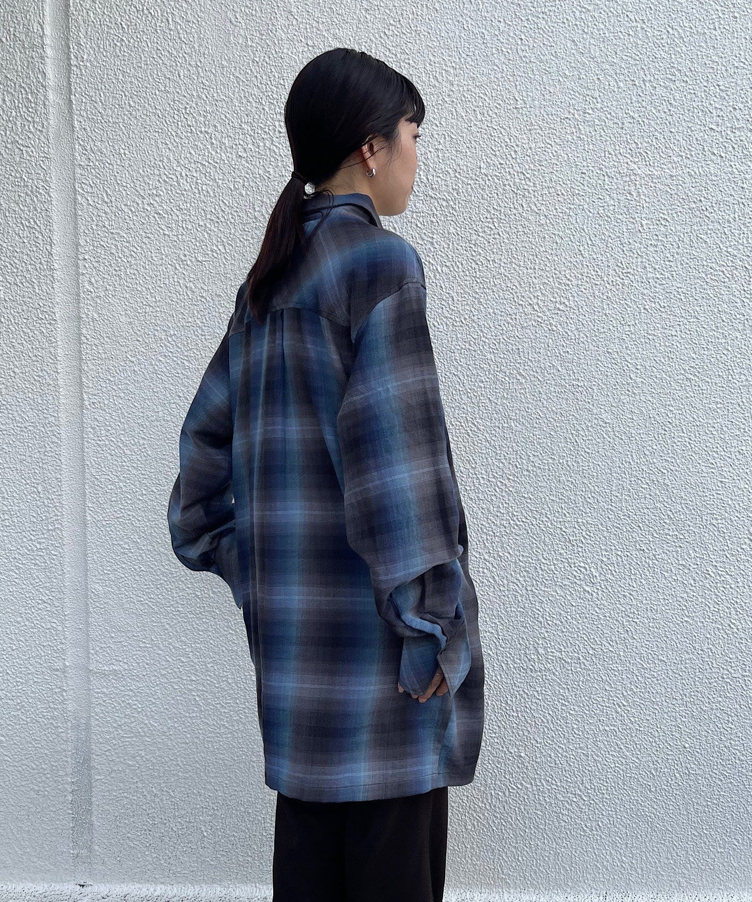 OUTLET(アウトレット) 【Pasterip】Unisex pullover check shirt