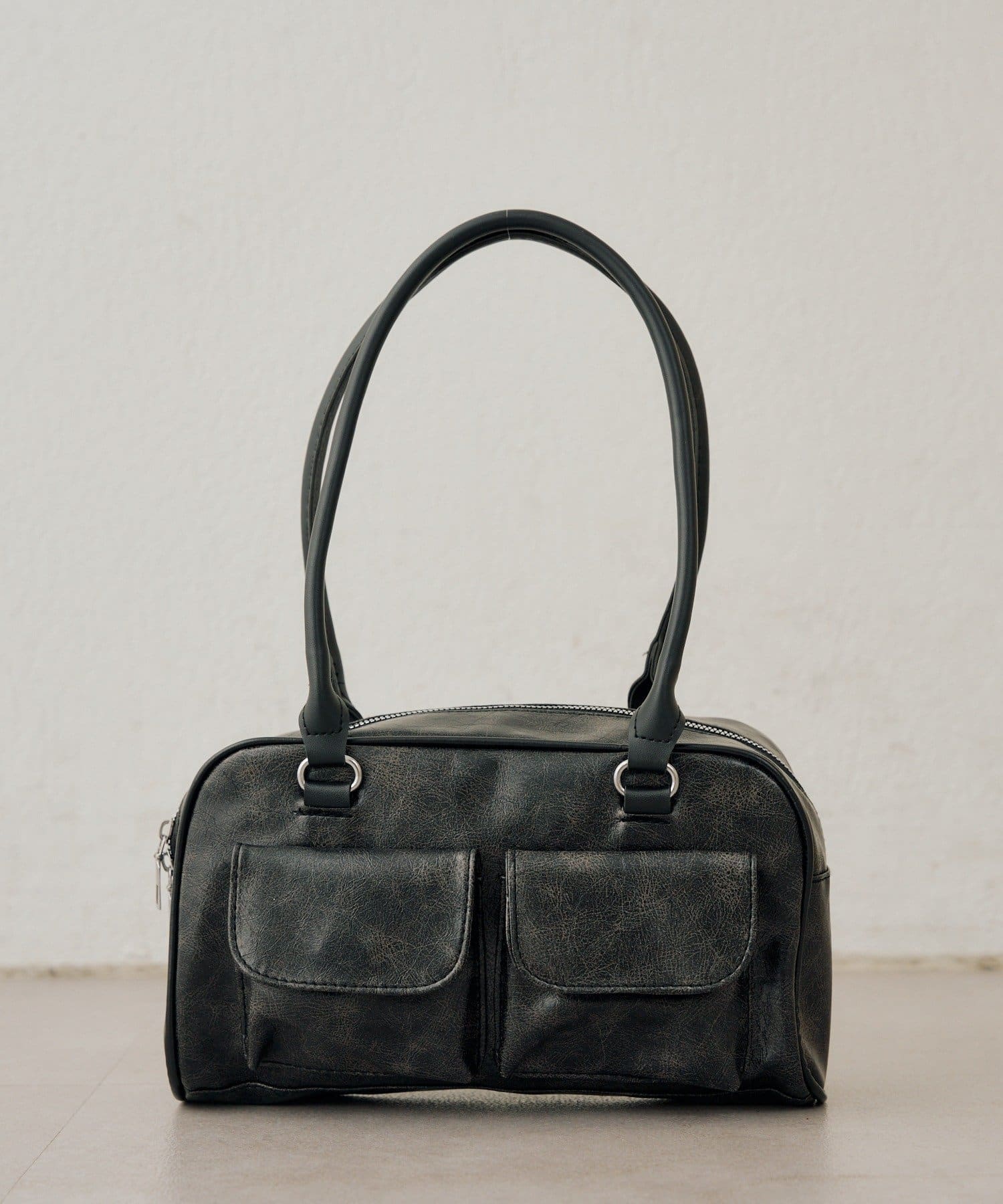 NICE CLAUP / OLIVE des OLIVE OUTLET(ナイスクラップ  / オリーブ デ オリーブ アウトレット) 【RMAF】ダブルポケットボストンバッグ