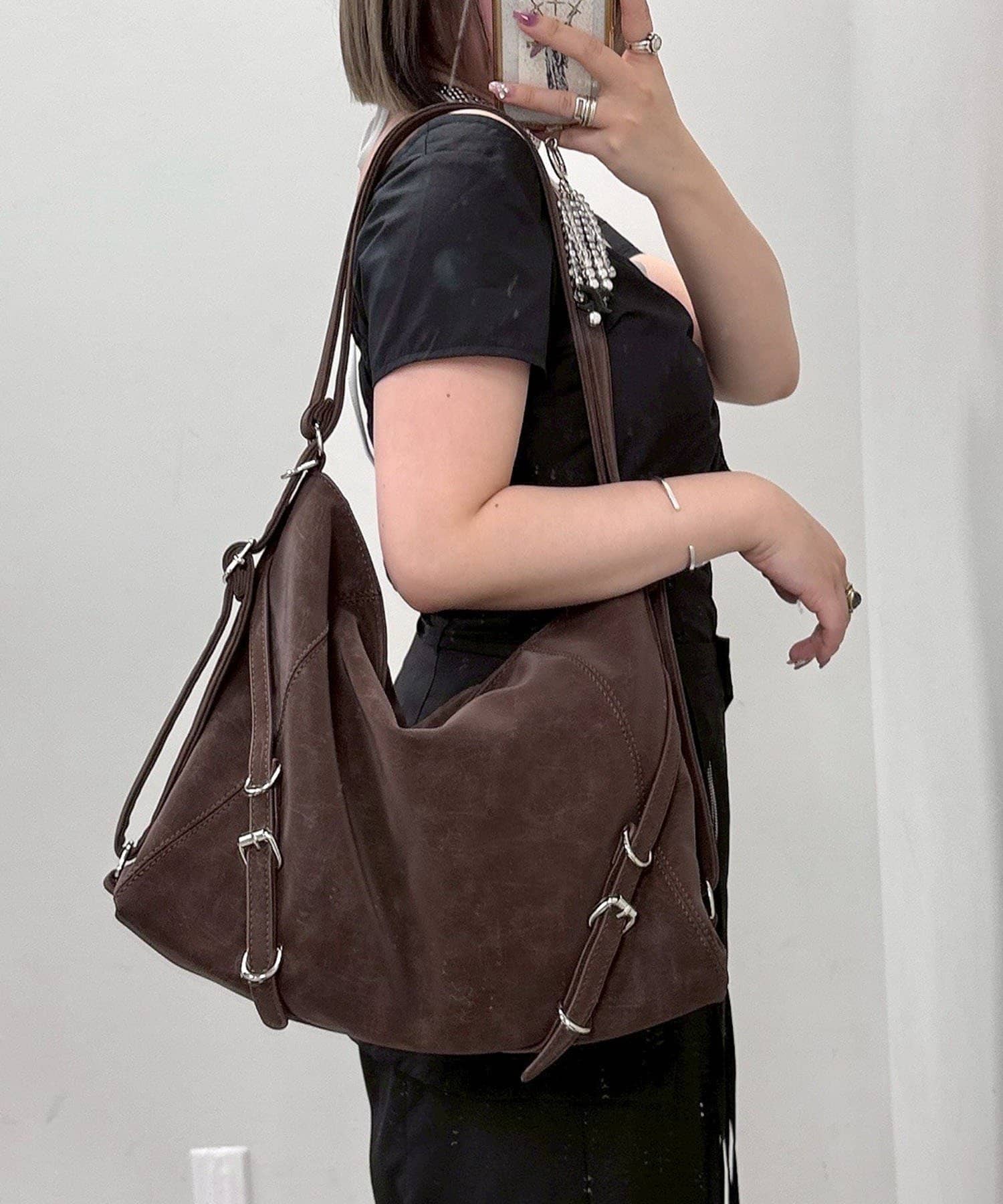 Remind me and forever(リマインドミーアンドフォーエバー) 【Mavie..7】ヴィンテージ風ボストンBAG