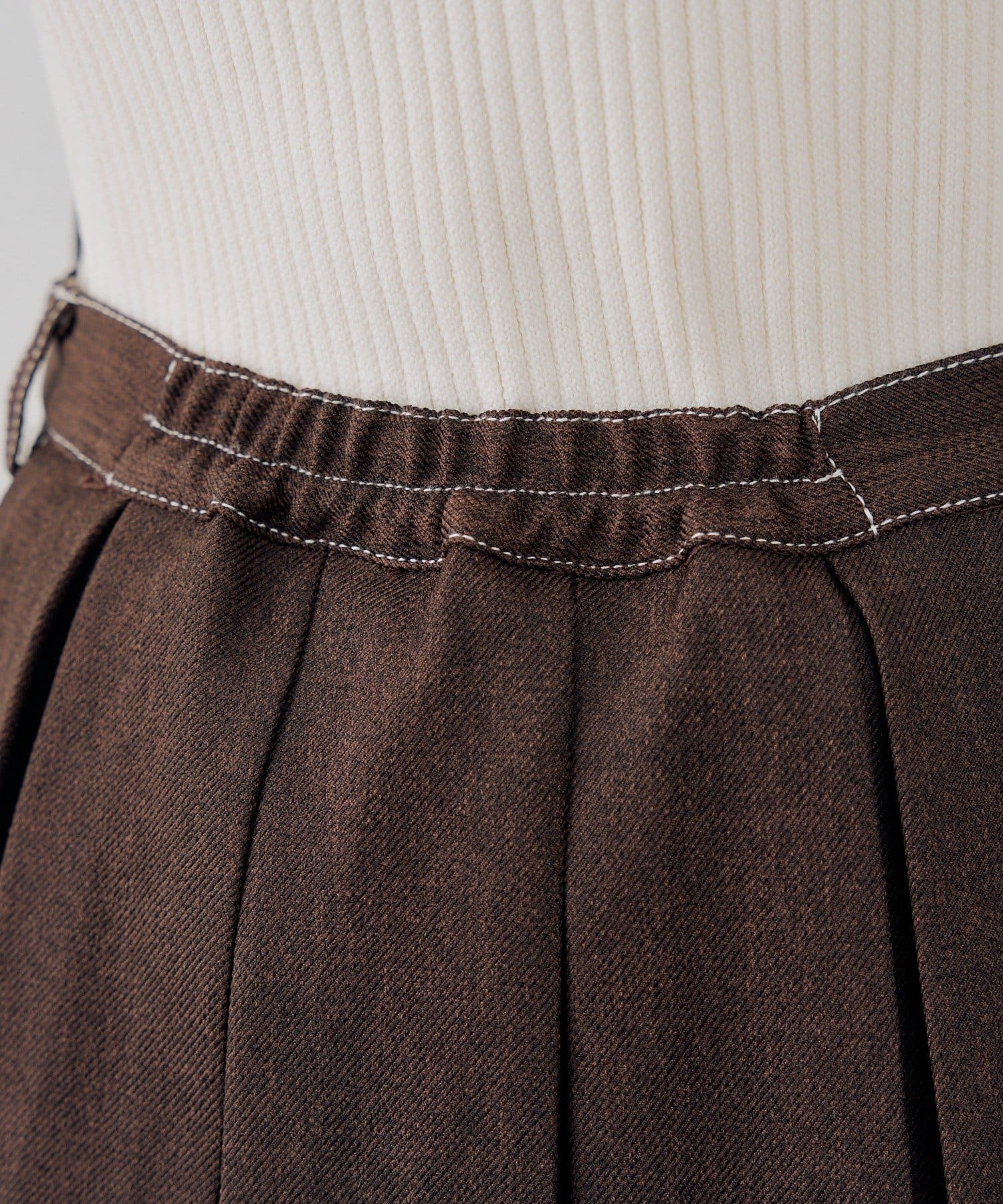 NICE CLAUP / OLIVE des OLIVE OUTLET(ナイスクラップ  / オリーブ デ オリーブ アウトレット) 【continuer】ミニプリーツスカート