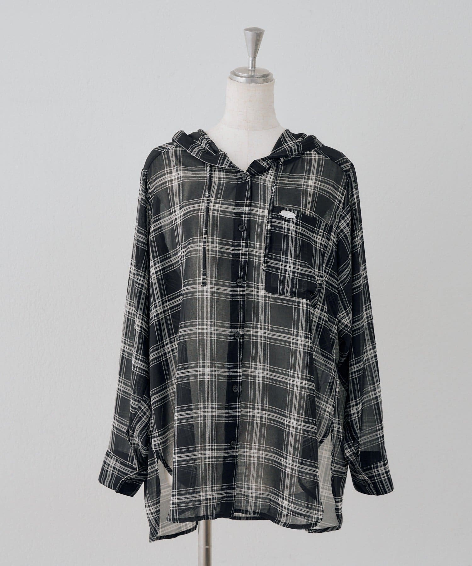 NICE CLAUP / OLIVE des OLIVE OUTLET(ナイスクラップ  / オリーブ デ オリーブ アウトレット) 【continuer】フード付ビッグシャツ