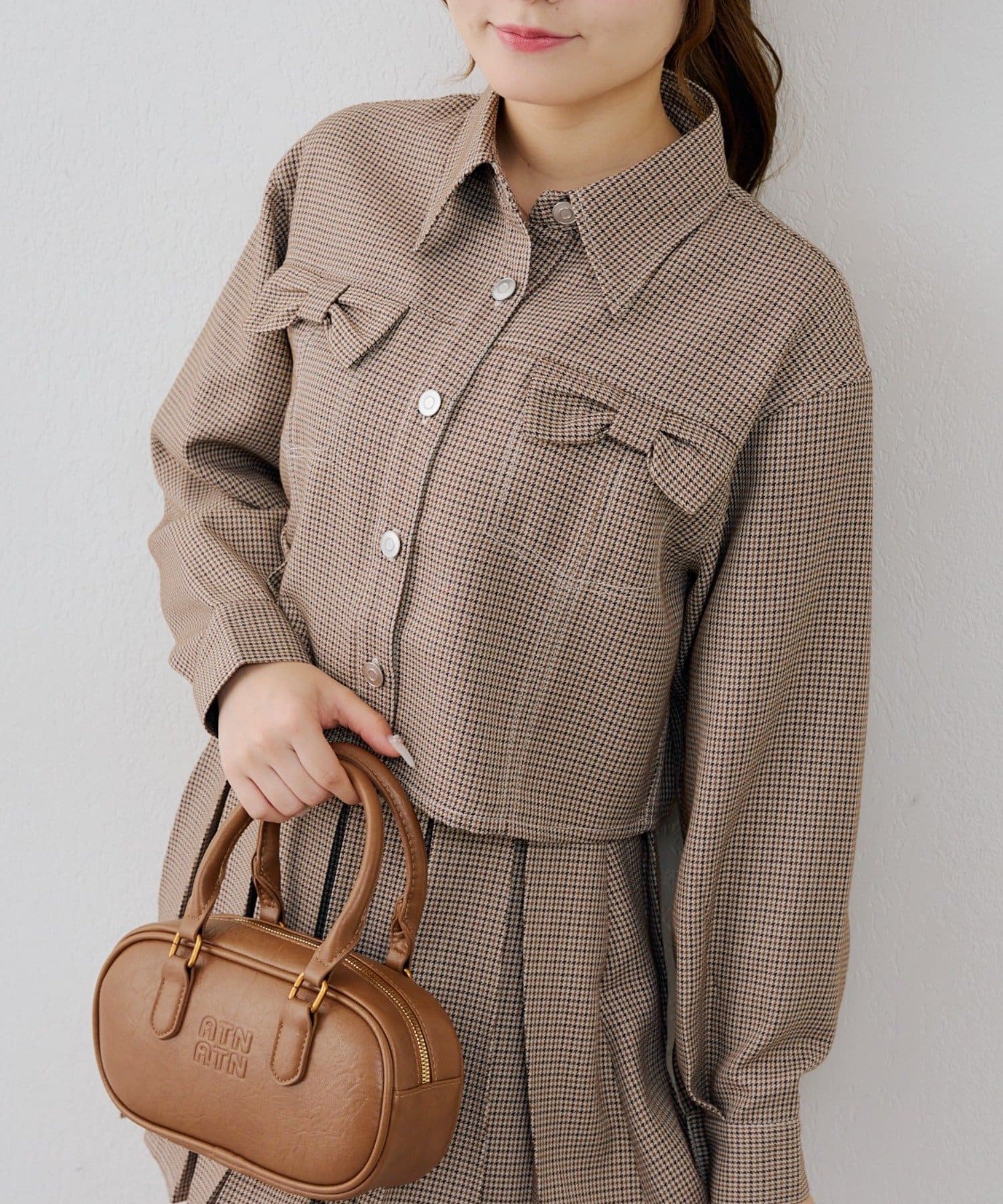 NICE CLAUP / OLIVE des OLIVE OUTLET(ナイスクラップ  / オリーブ デ オリーブ アウトレット) 【continuer】リボンブルゾン