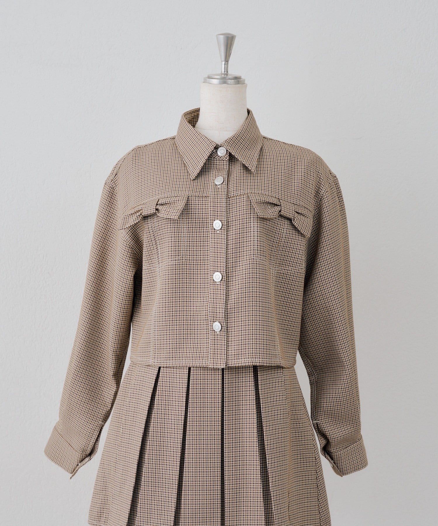 NICE CLAUP / OLIVE des OLIVE OUTLET(ナイスクラップ  / オリーブ デ オリーブ アウトレット) 【continuer】リボンブルゾン