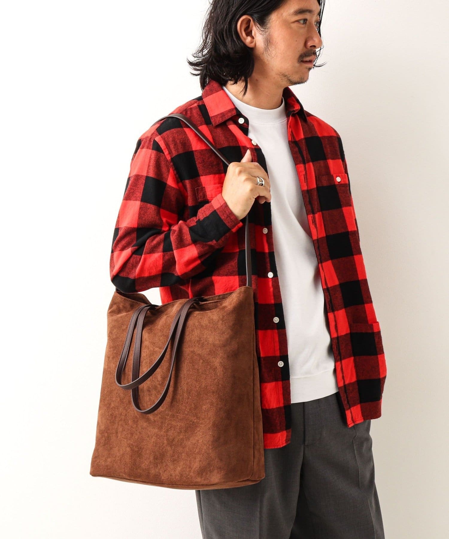 NOLLEY'S(ノーリーズ) 【Un coeur/アンクール】K906021 SUEDE DRAPE 2WAY TOTE