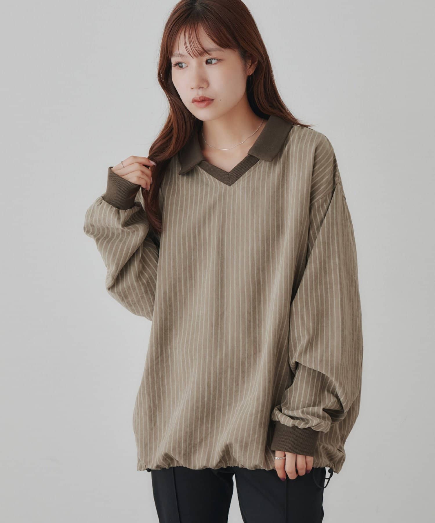 DISCOAT(ディスコート) 【Enlude】ピーチ起毛ゲームシャツ《ユニセックス》
