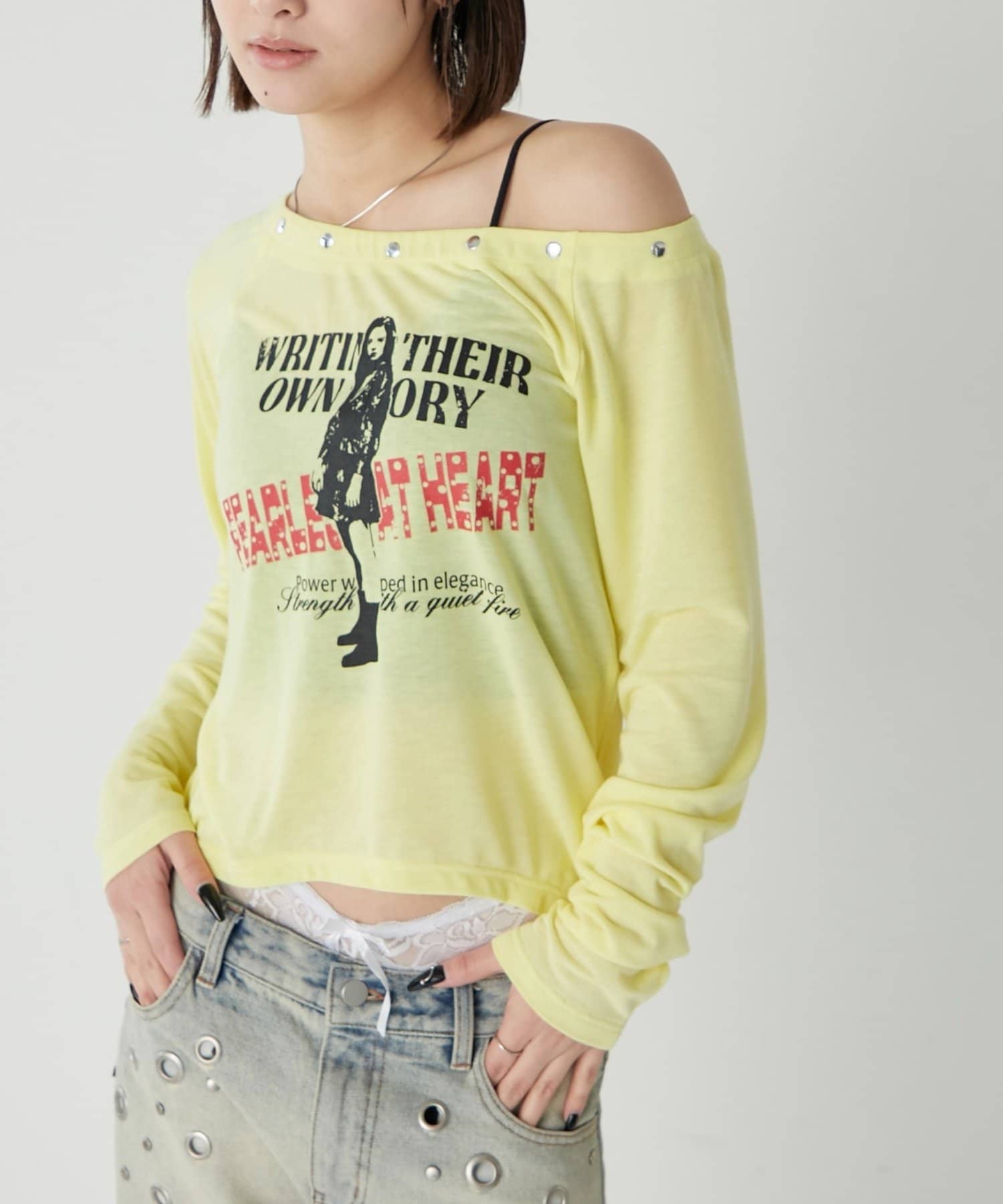 OUTLET(アウトレット) 【WHO'S WHO gallery】エリオットラウンドヘムシアートップス
