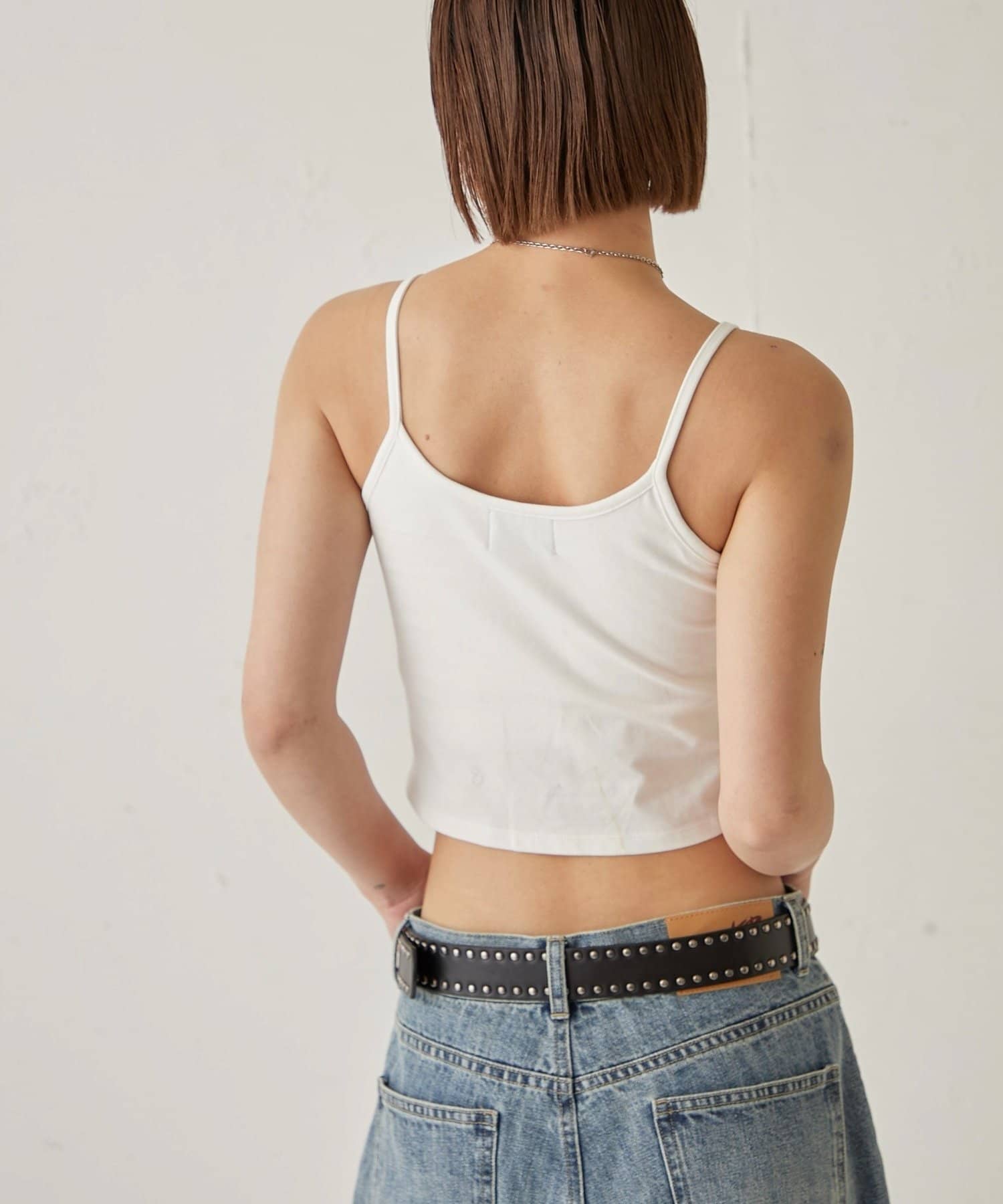 OUTLET(アウトレット) 【WHO'S WHO gallery】カップ付きキャミ