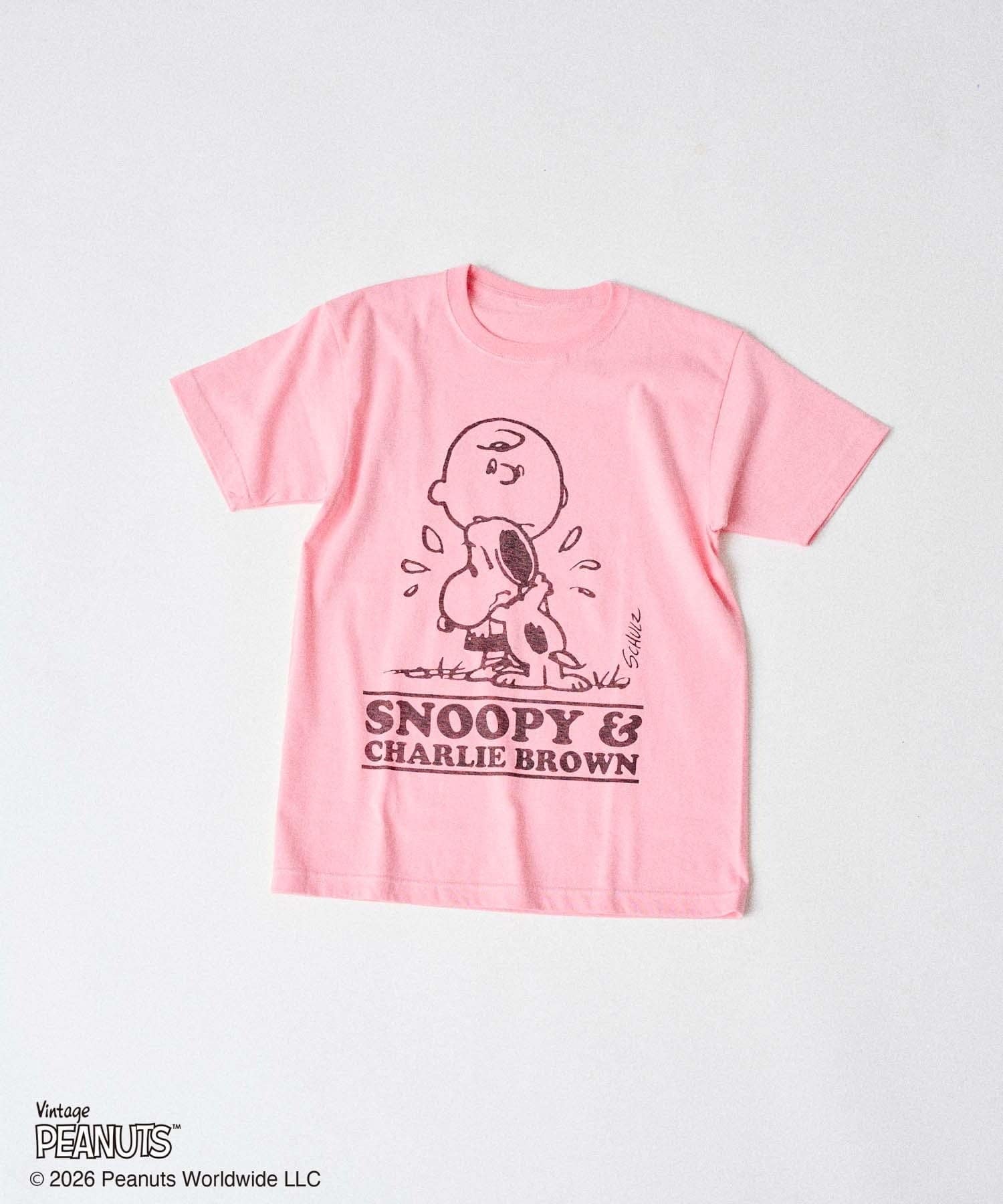 OUTLET(アウトレット) 【Kastane】【WHIMSIC】PEANUTS PRINT T-SHIRT