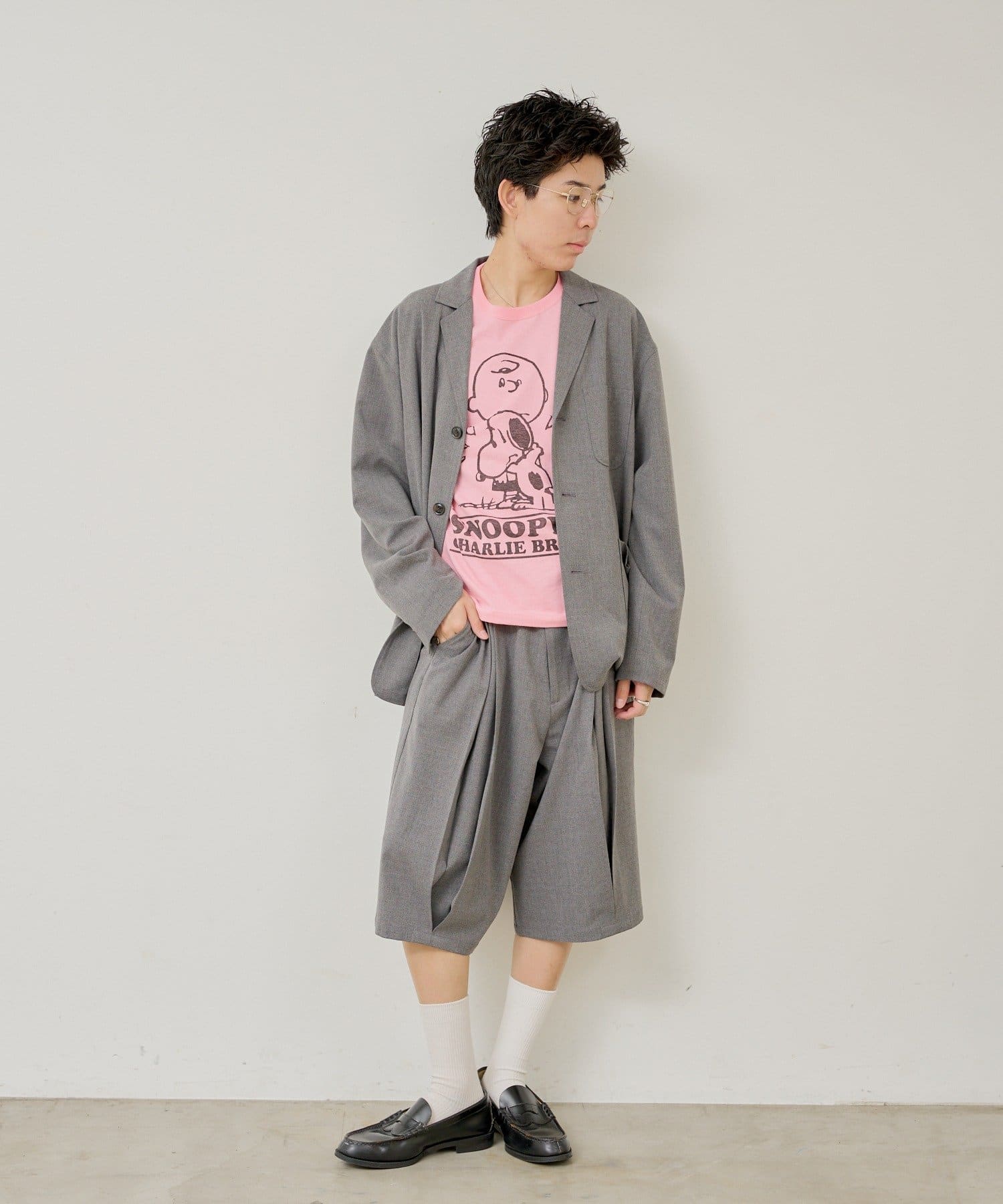 OUTLET(アウトレット) 【Kastane】【WHIMSIC】PEANUTS PRINT T-SHIRT