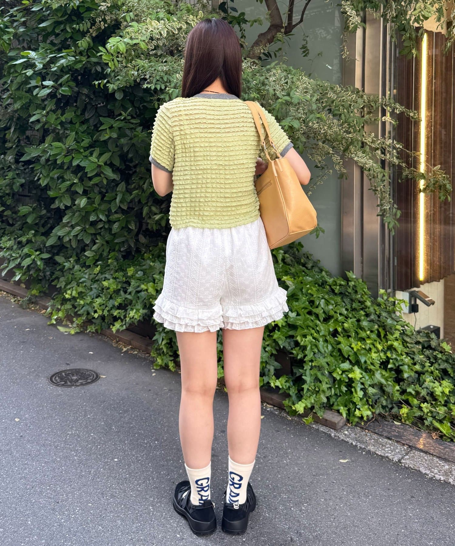OUTLET(アウトレット) 【Ciaopanic】モーターロゴフリルリンガーTee