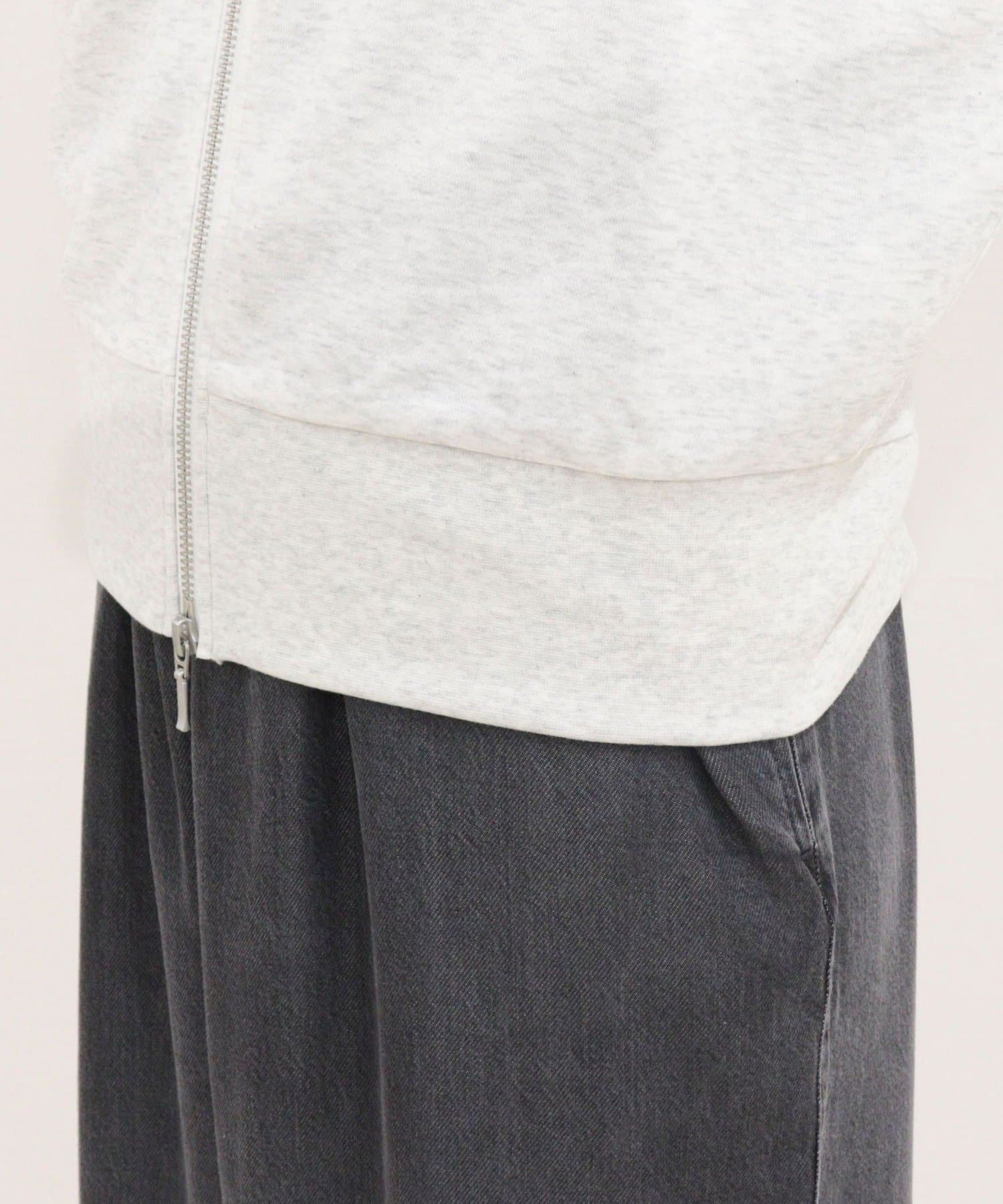 FREDY & GLOSTER(フレディ アンド グロスター) ミニ裏毛前開きZIPプルオーバー