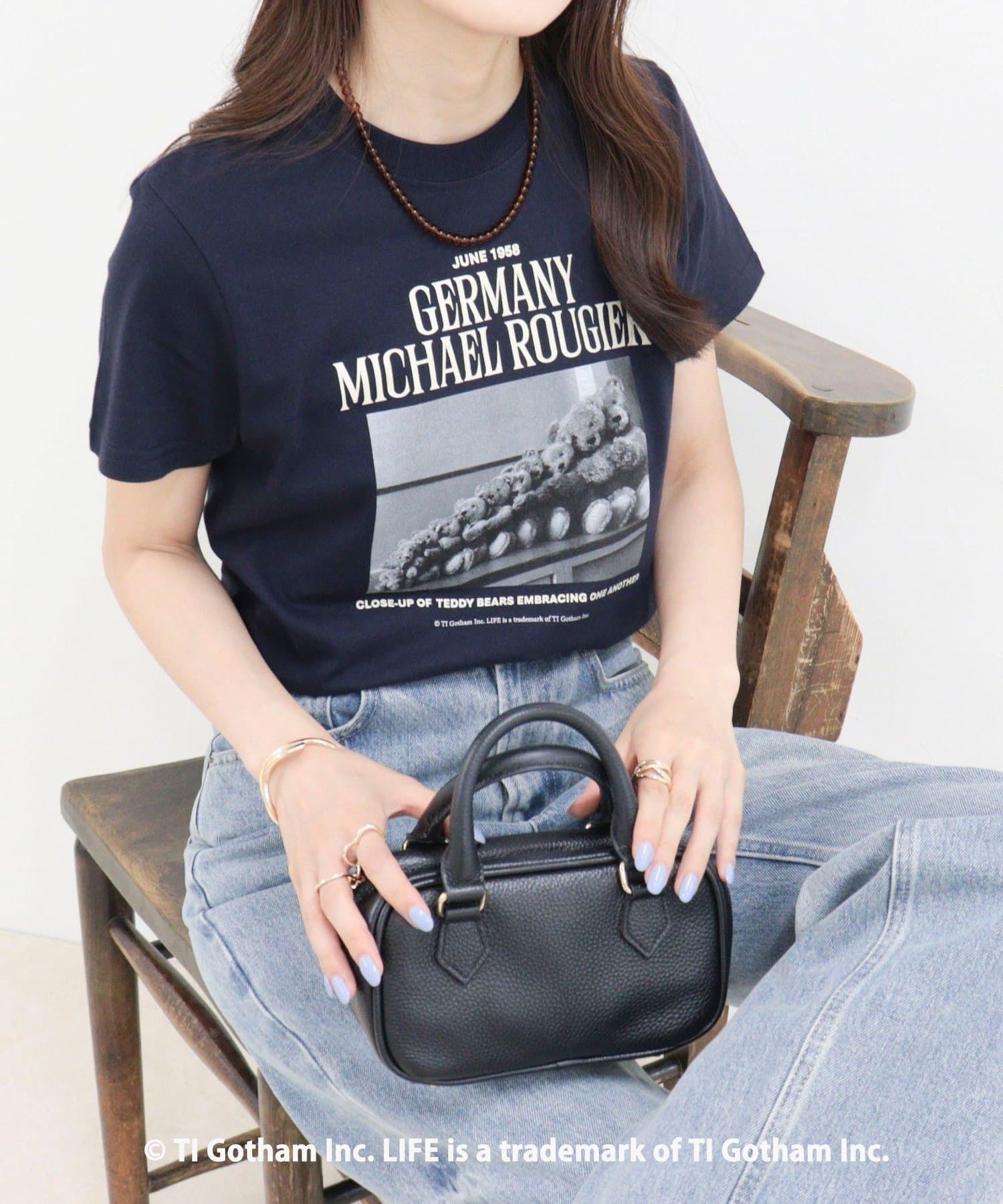 FREDY & GLOSTER(フレディ アンド グロスター) 【haru × GOOD ROCK SPEED】PhotoロゴコンパクトTシャツ
