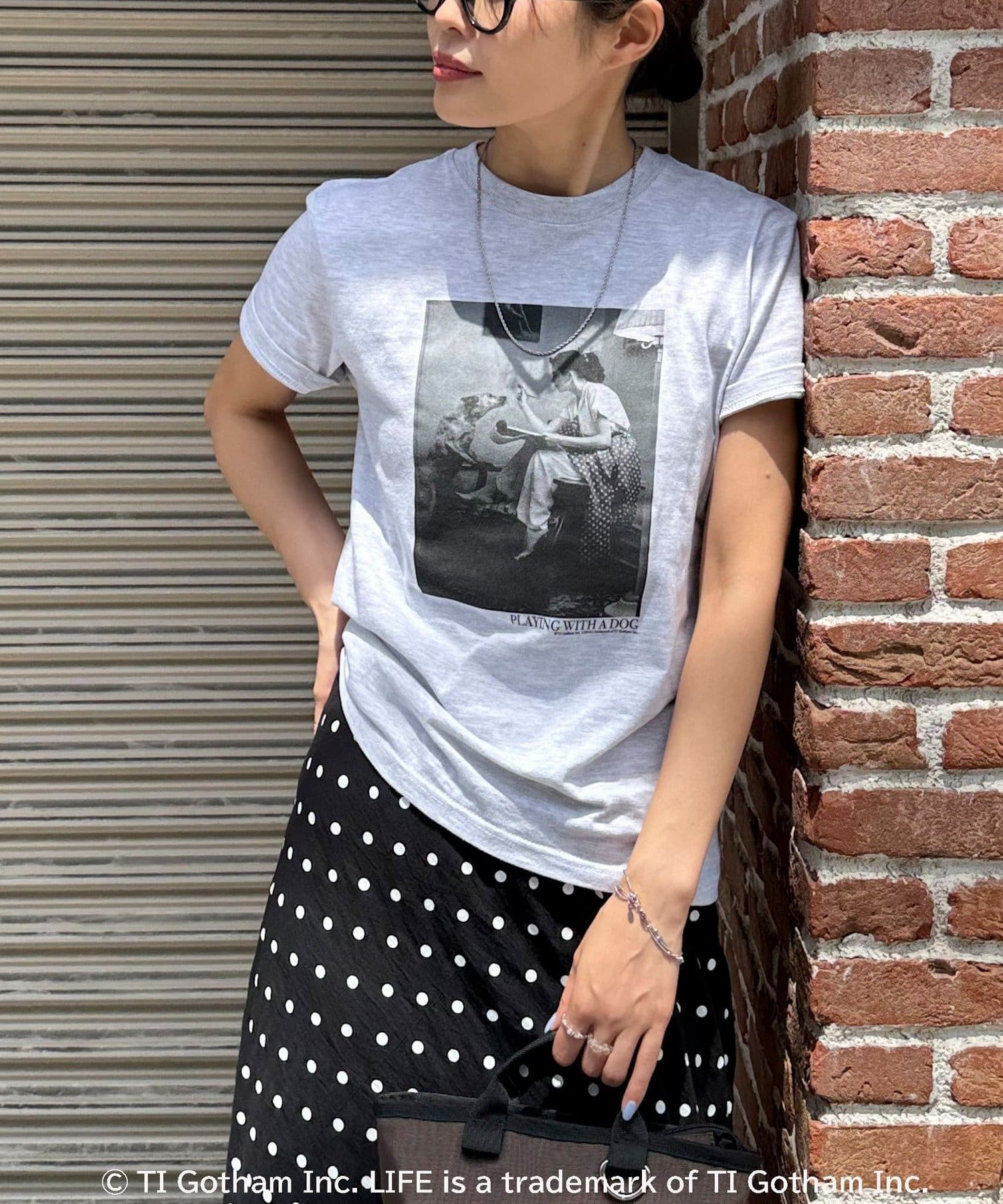 FREDY & GLOSTER(フレディ アンド グロスター) 【haru × GOOD ROCK SPEED】PhotoコンパクトTシャツ