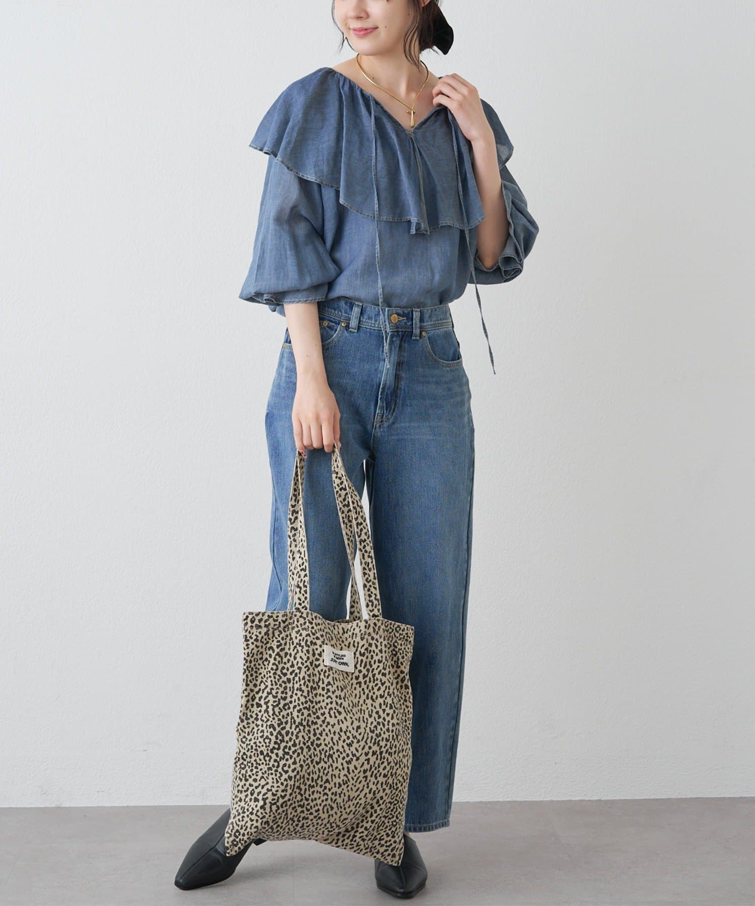 PUAL CE CIN(ピュアルセシン) プリントトートBAG