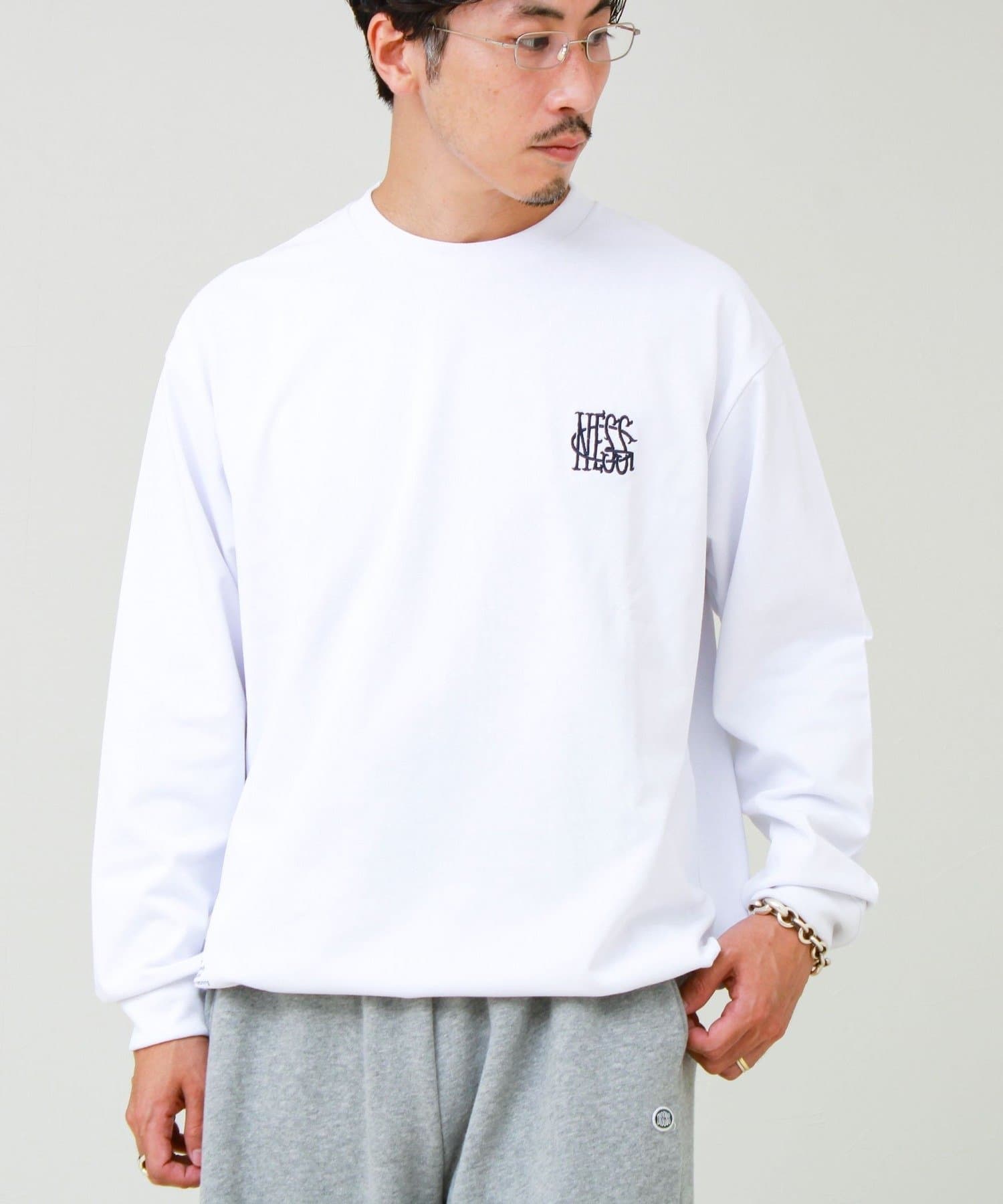AirDry クイックドライ 裾ドローコード ロングスリーブTシャツ ロンT